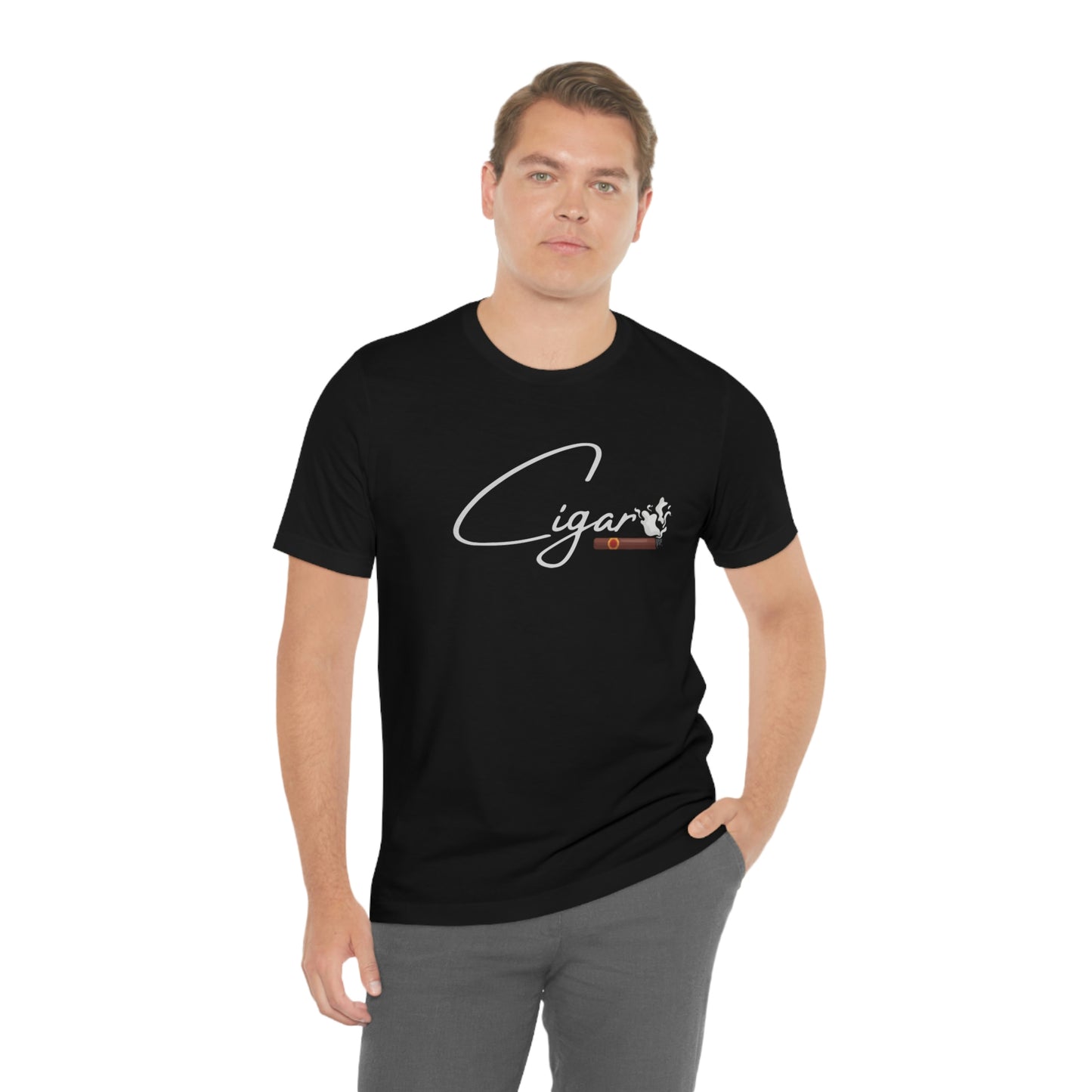 Cigar Unisex Jersey Short Sleeve Tee