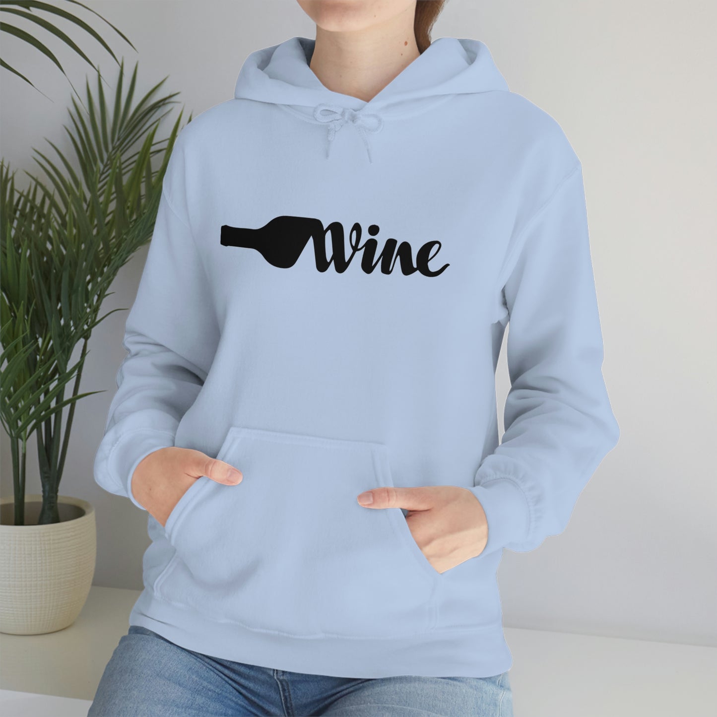 Wine Unisex Heavy Blend™ Hooded Sweatshirt