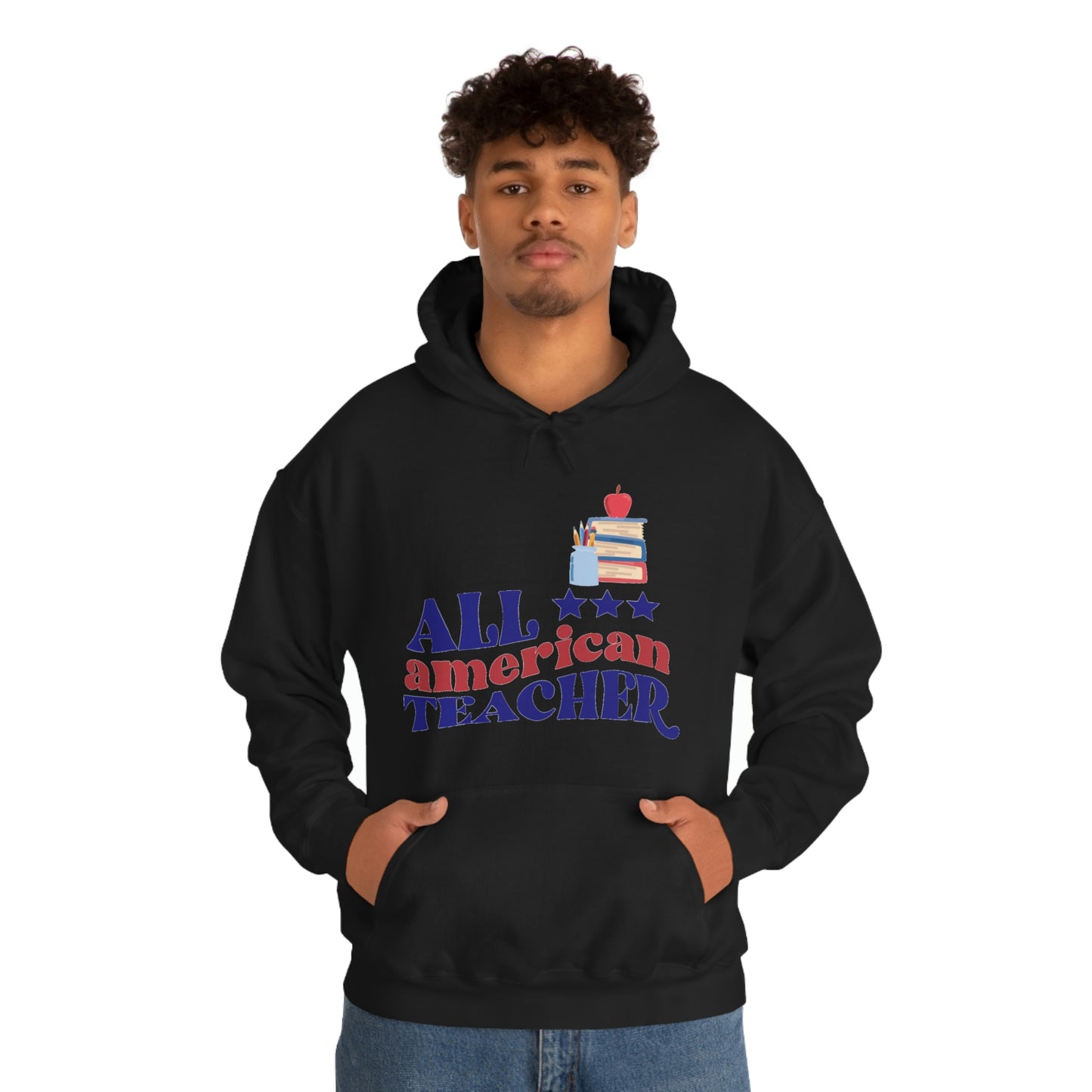 All American Teacher Unisex Heavy Blend™ Hooded Sweatshirt