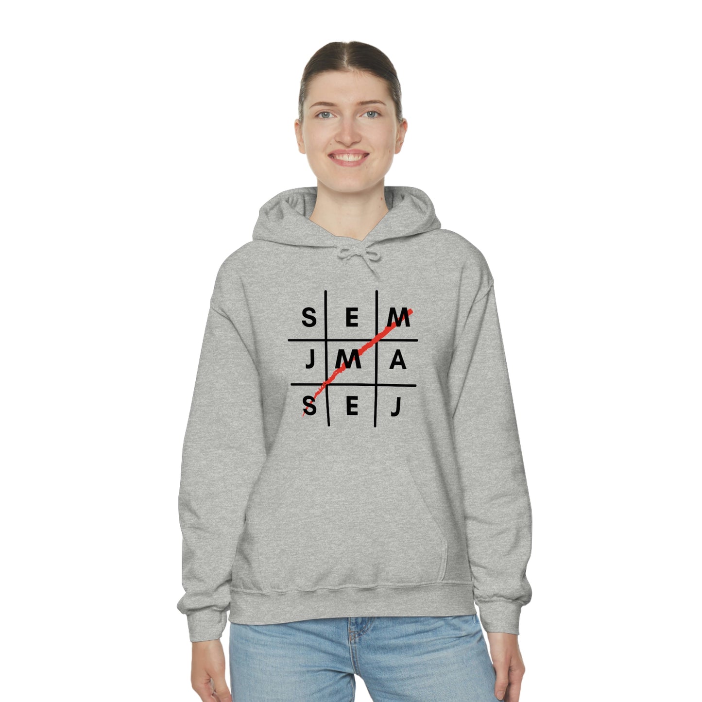 Semaj James Tic Tac Toe Unisex Heavy Blend™ Hooded Sweatshirt