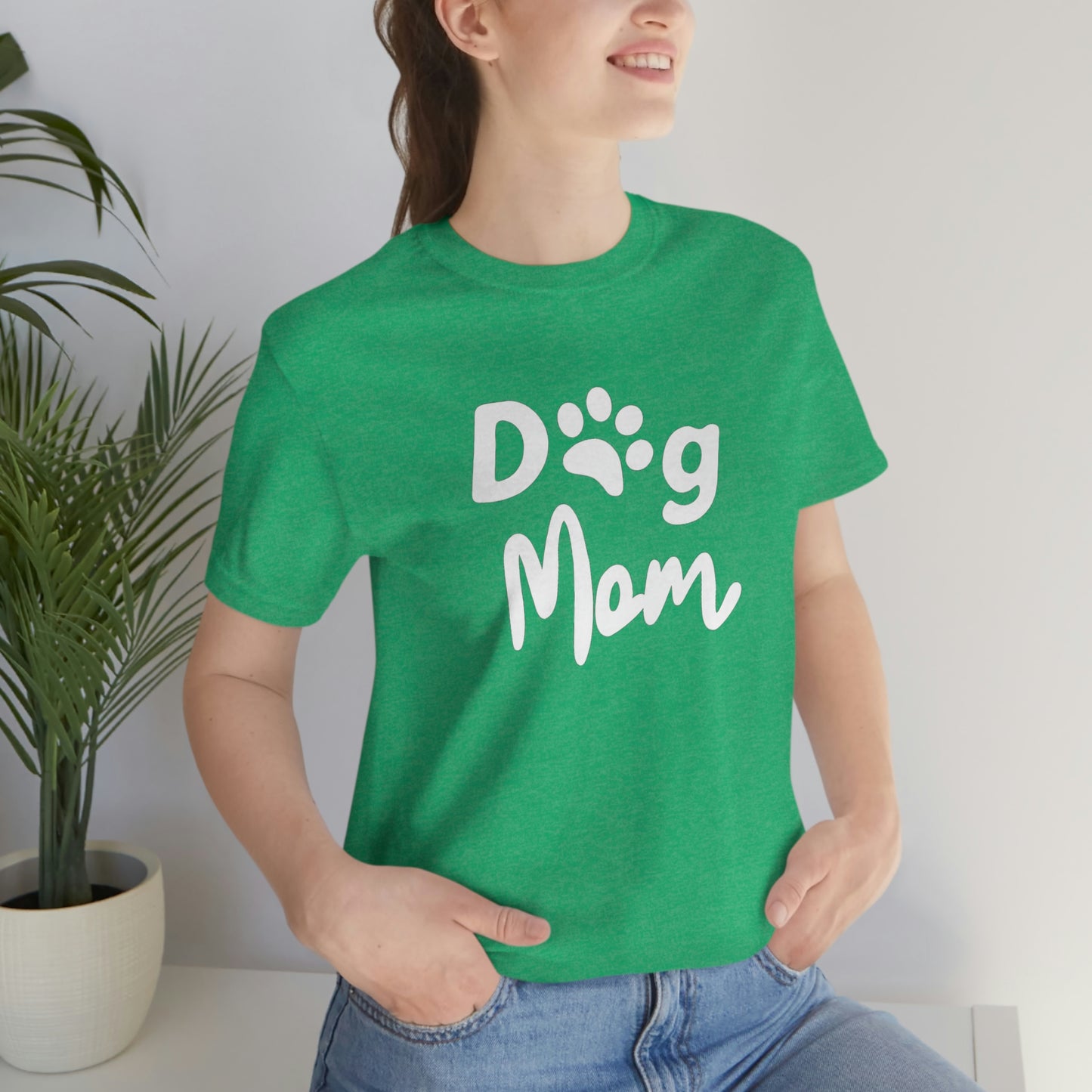 Dog Mom Unisex Jersey Short Sleeve Tee