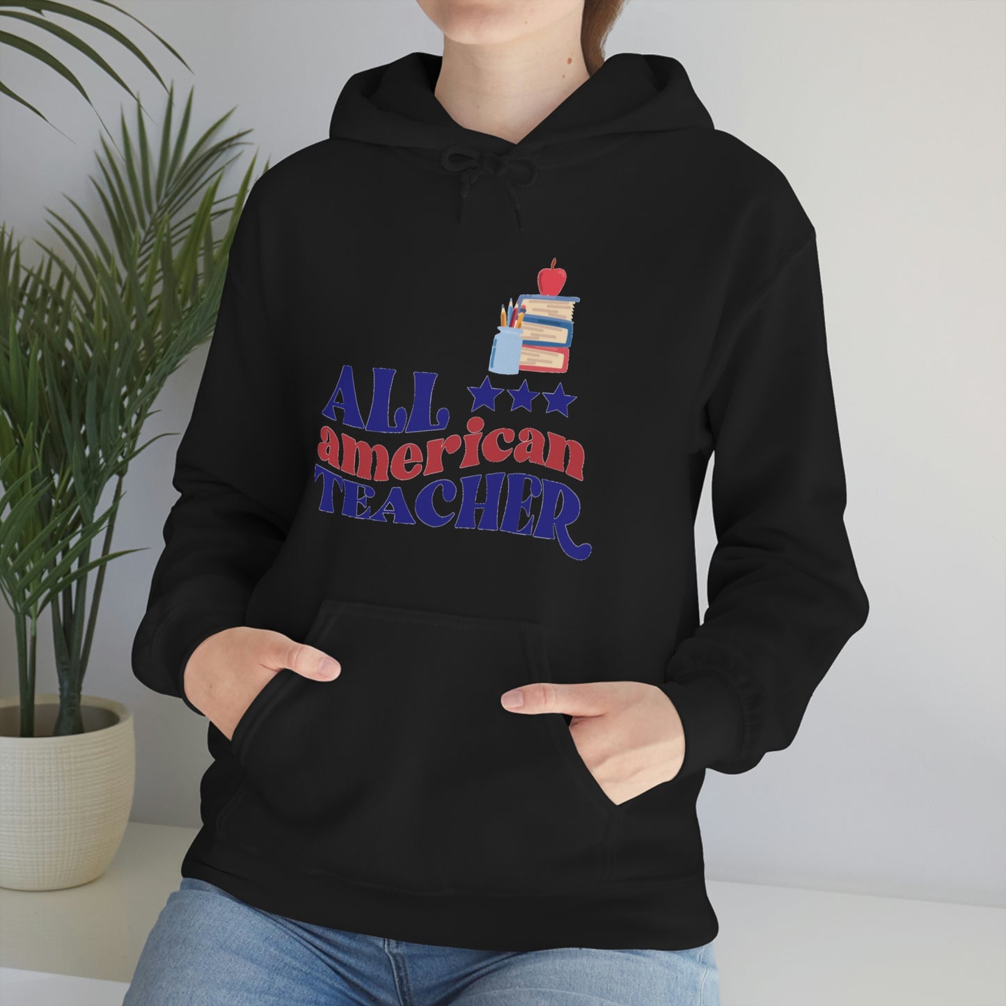 All American Teacher Unisex Heavy Blend™ Hooded Sweatshirt