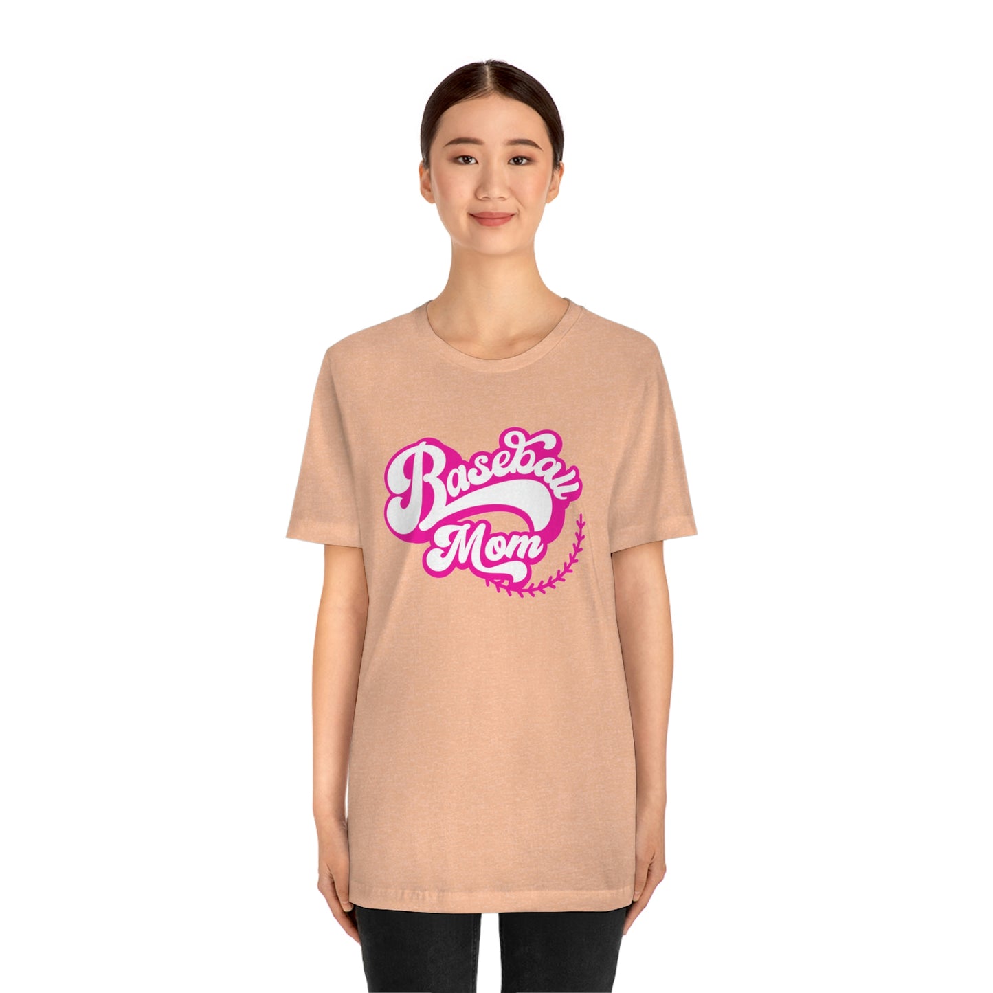 Baseball Mom Unisex Jersey Short Sleeve Tee