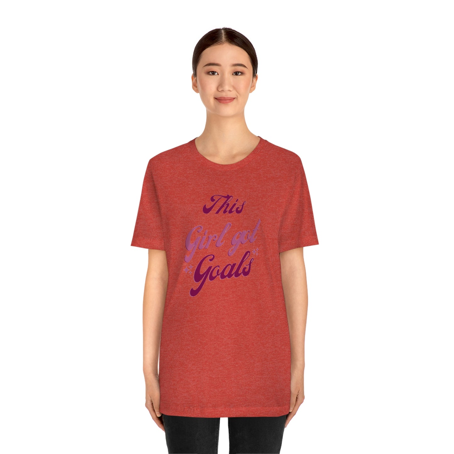 This Girl Got Goals Unisex Jersey Short Sleeve Tee