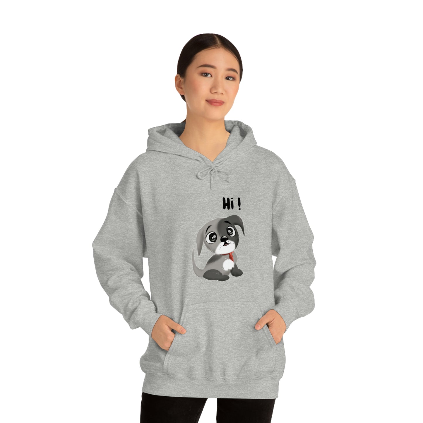 Hi Puppy Unisex Heavy Blend™ Hooded Sweatshirt