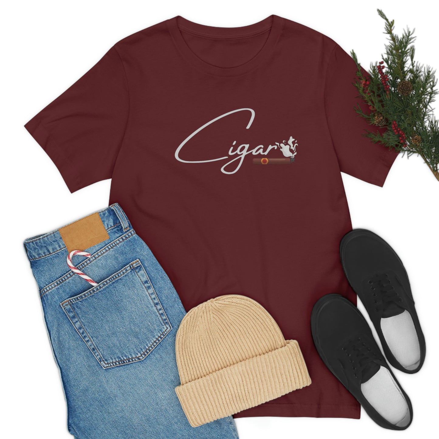 Cigar Unisex Jersey Short Sleeve Tee