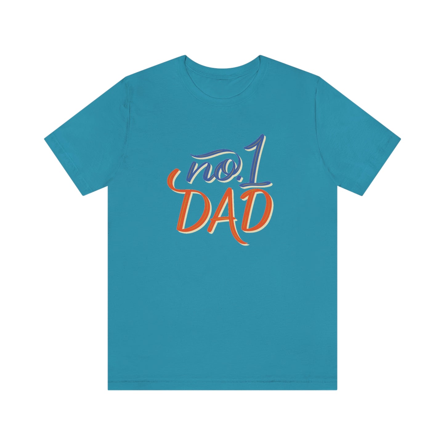 #1 Dad Unisex Jersey Short Sleeve Tee