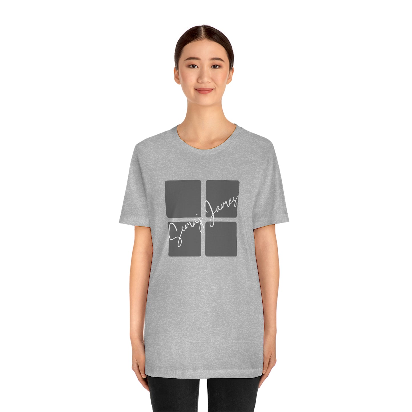 Broken Square Semaj James Unisex Short Sleeve Tee