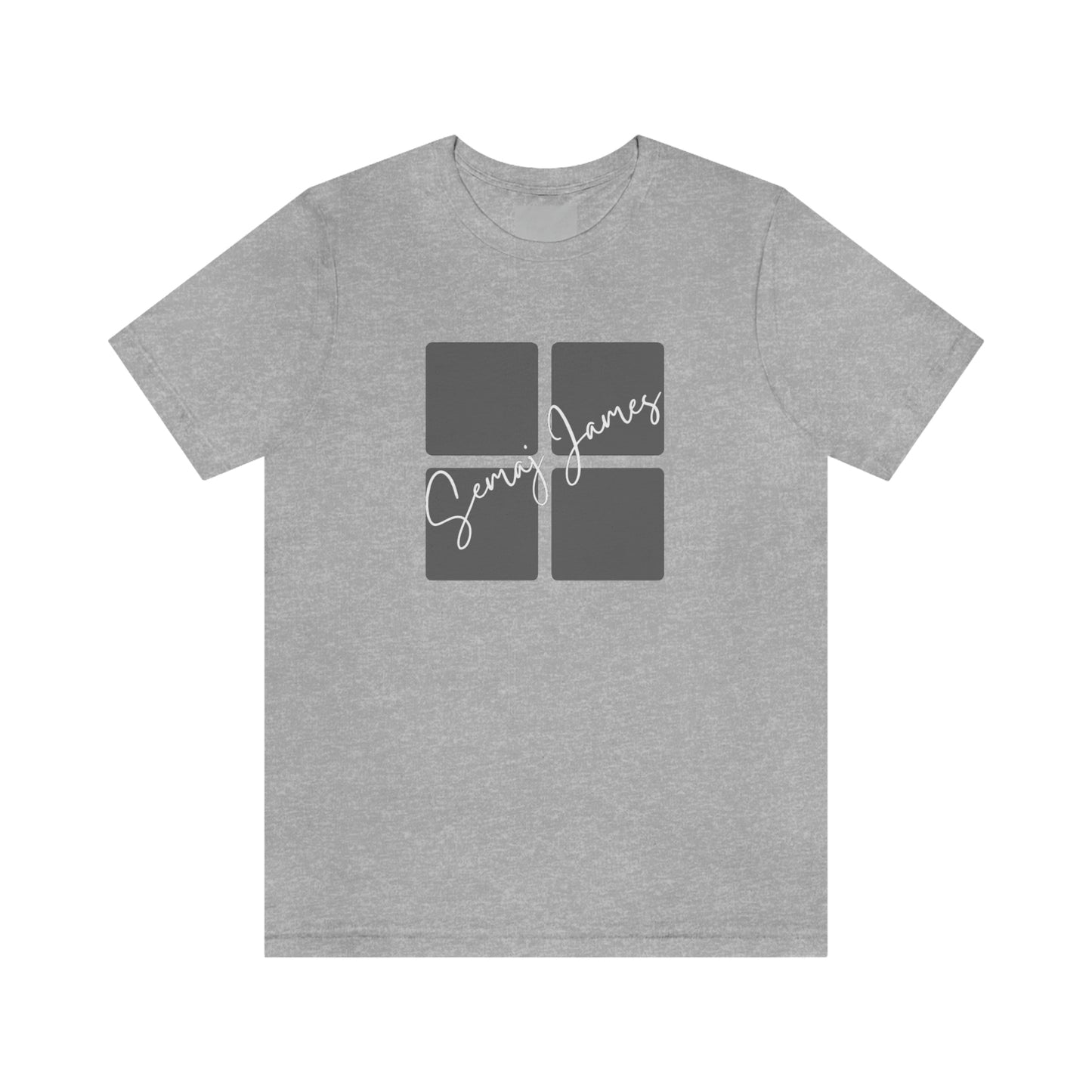 Broken Square Semaj James Unisex Short Sleeve Tee