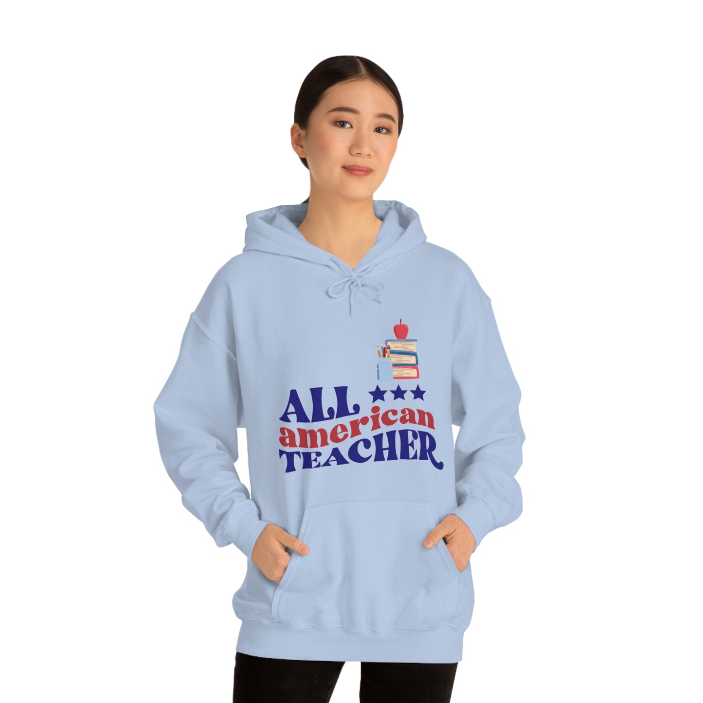 All American Teacher Unisex Heavy Blend™ Hooded Sweatshirt