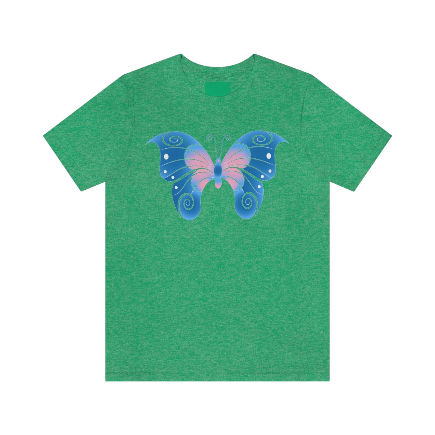 Butterfly Blue Unisex Jersey Short Sleeve Tee