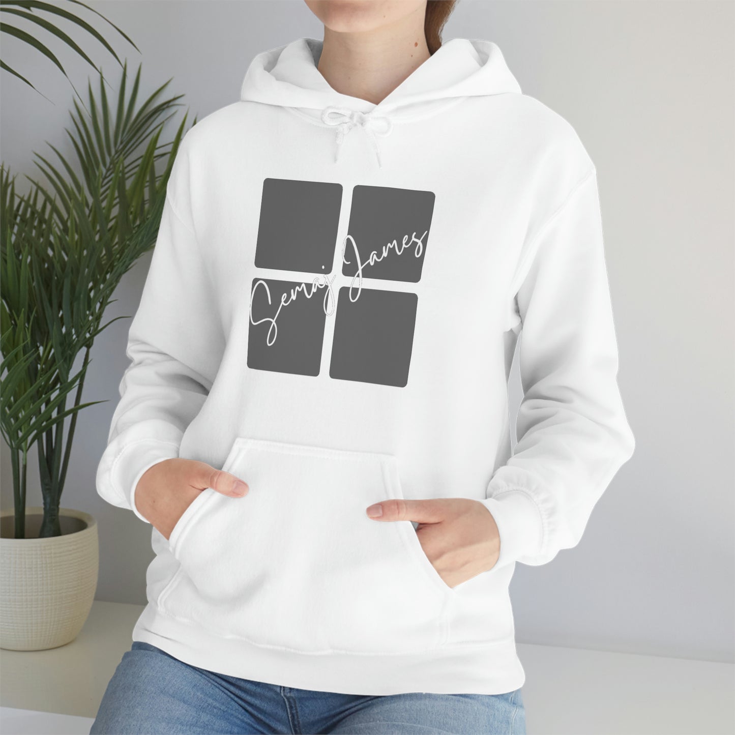 Broken Square Semaj James Unisex Heavy Blend™ Hooded Sweatshirt