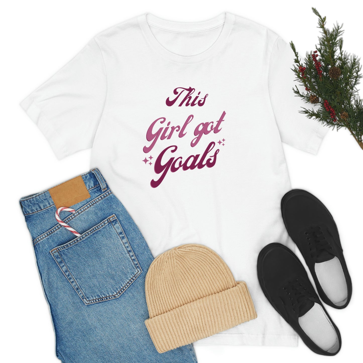 This Girl Got Goals Unisex Jersey Short Sleeve Tee