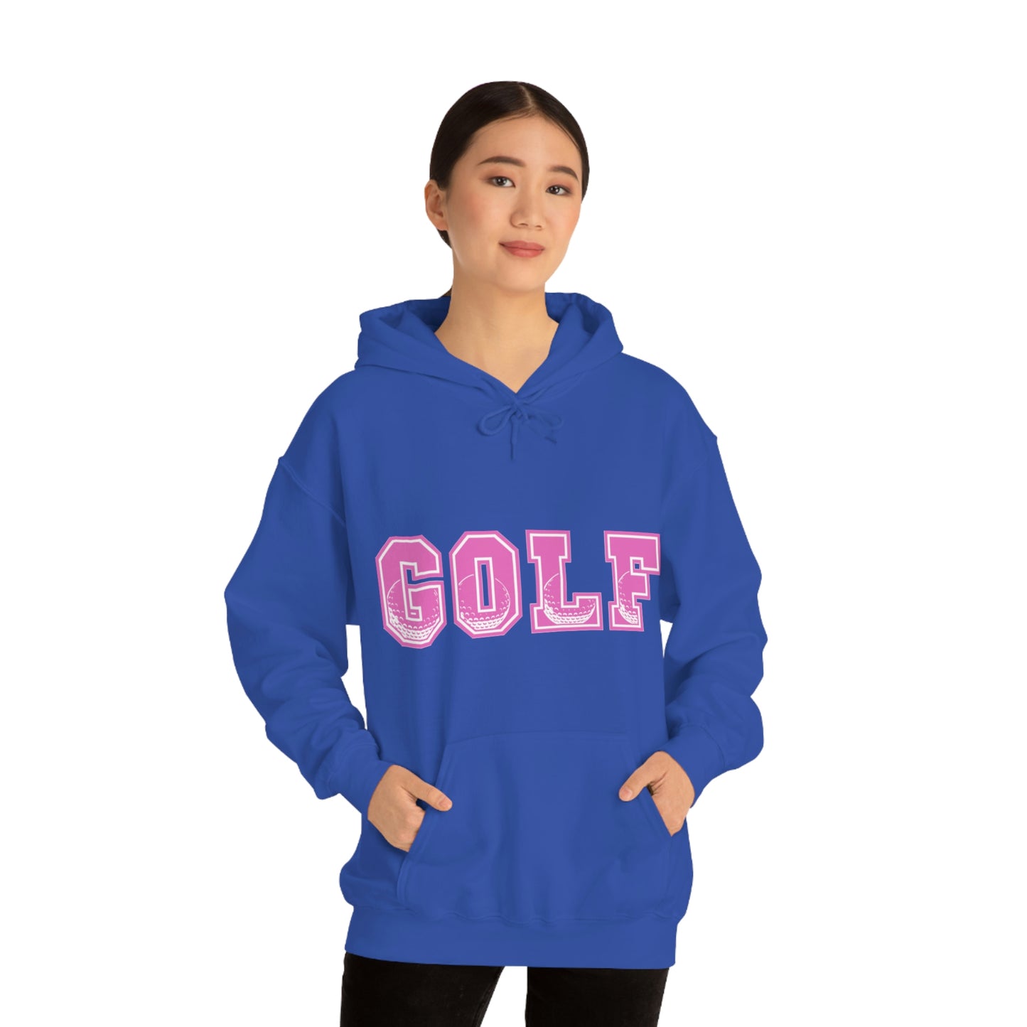 Golf Pink Unisex Heavy Blend™ Hooded Sweatshirt