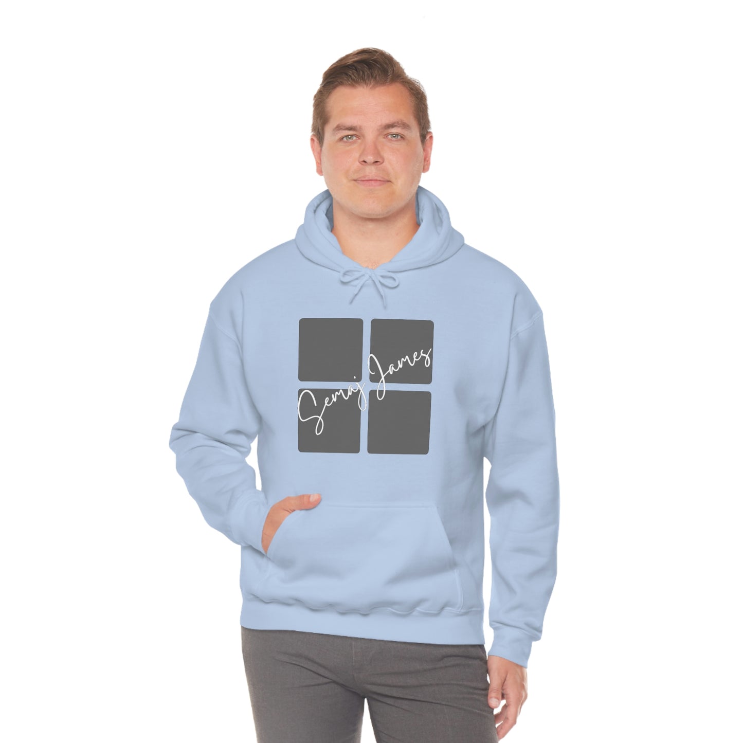 Broken Square Semaj James Unisex Heavy Blend™ Hooded Sweatshirt