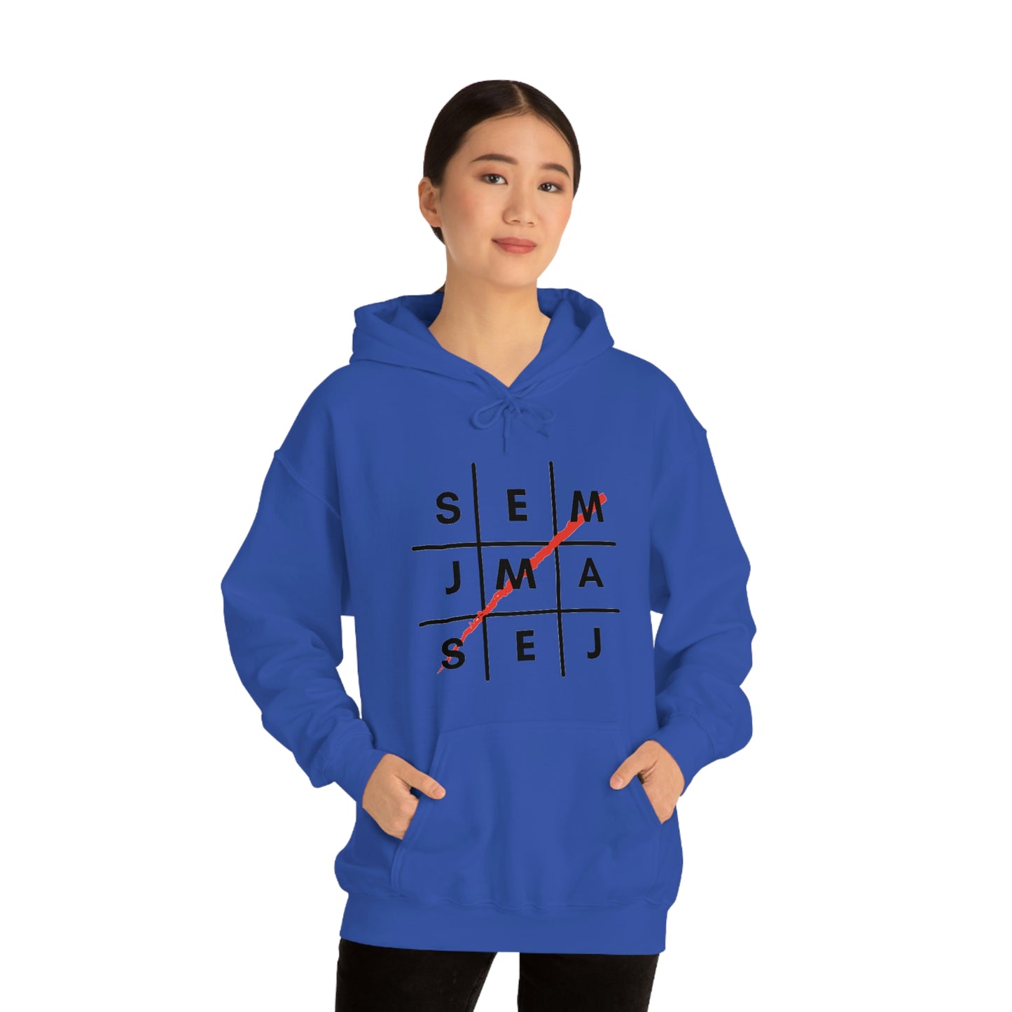 Semaj James Tic Tac Toe Unisex Heavy Blend™ Hooded Sweatshirt