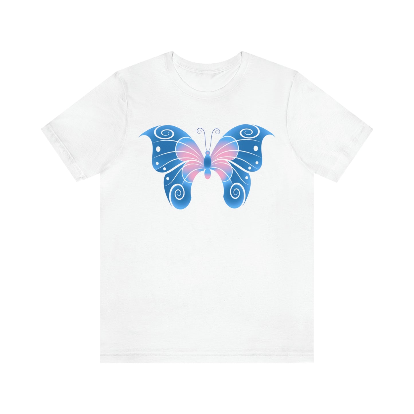 Butterfly Blue Unisex Jersey Short Sleeve Tee