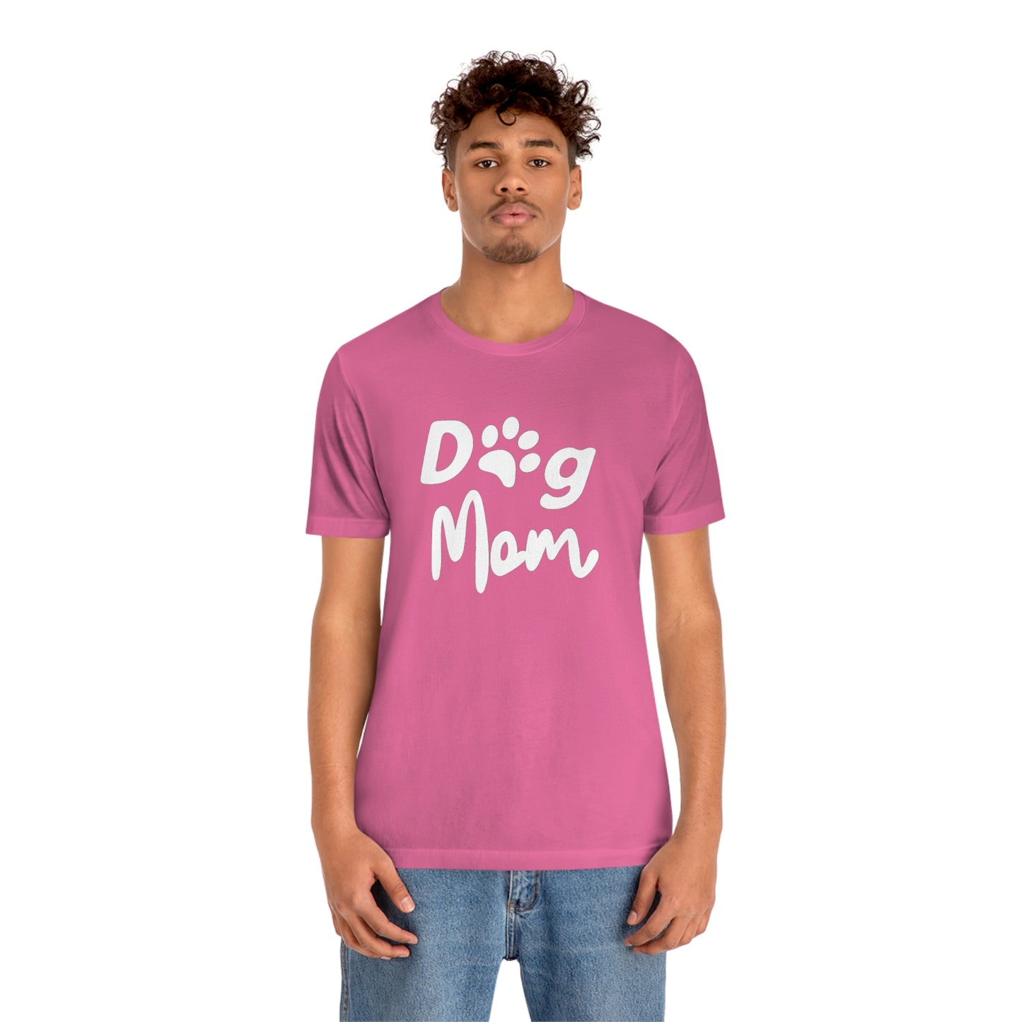 Dog Mom Unisex Jersey Short Sleeve Tee