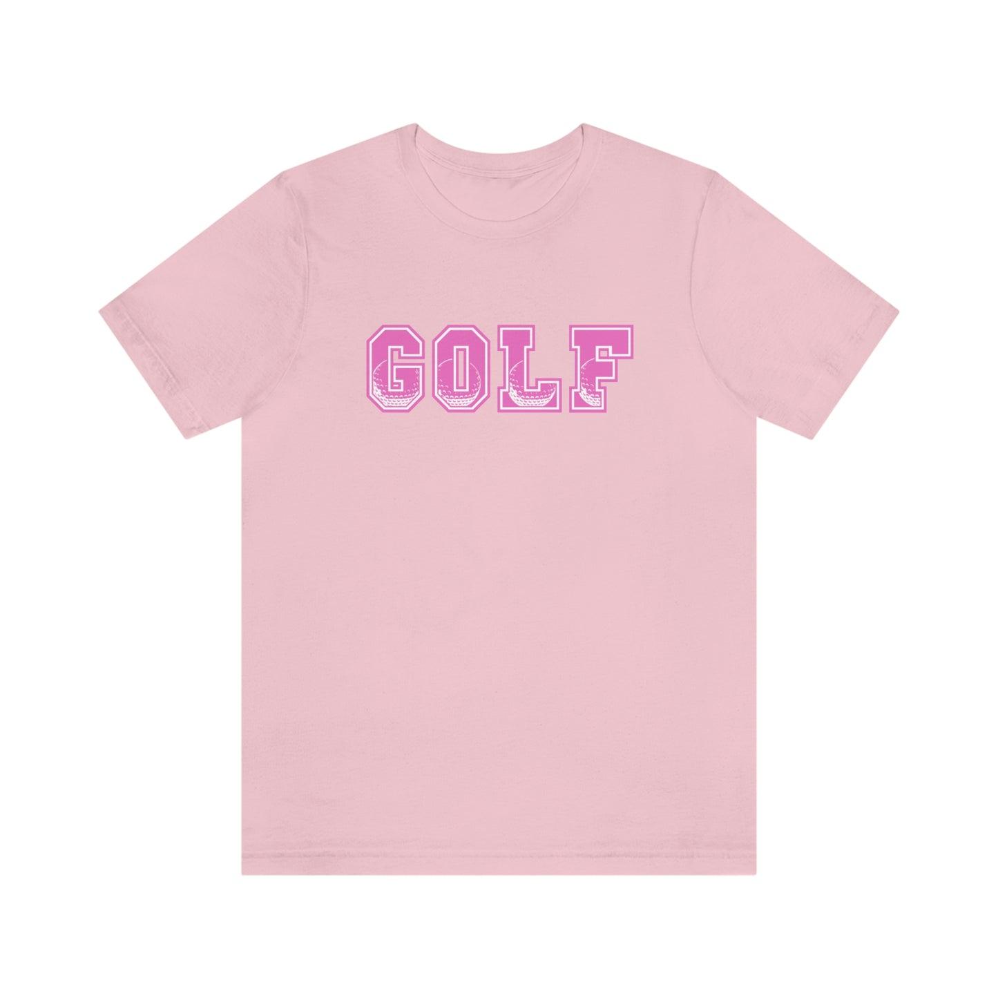 Golf Pink Unisex Jersey Short Sleeve Tee