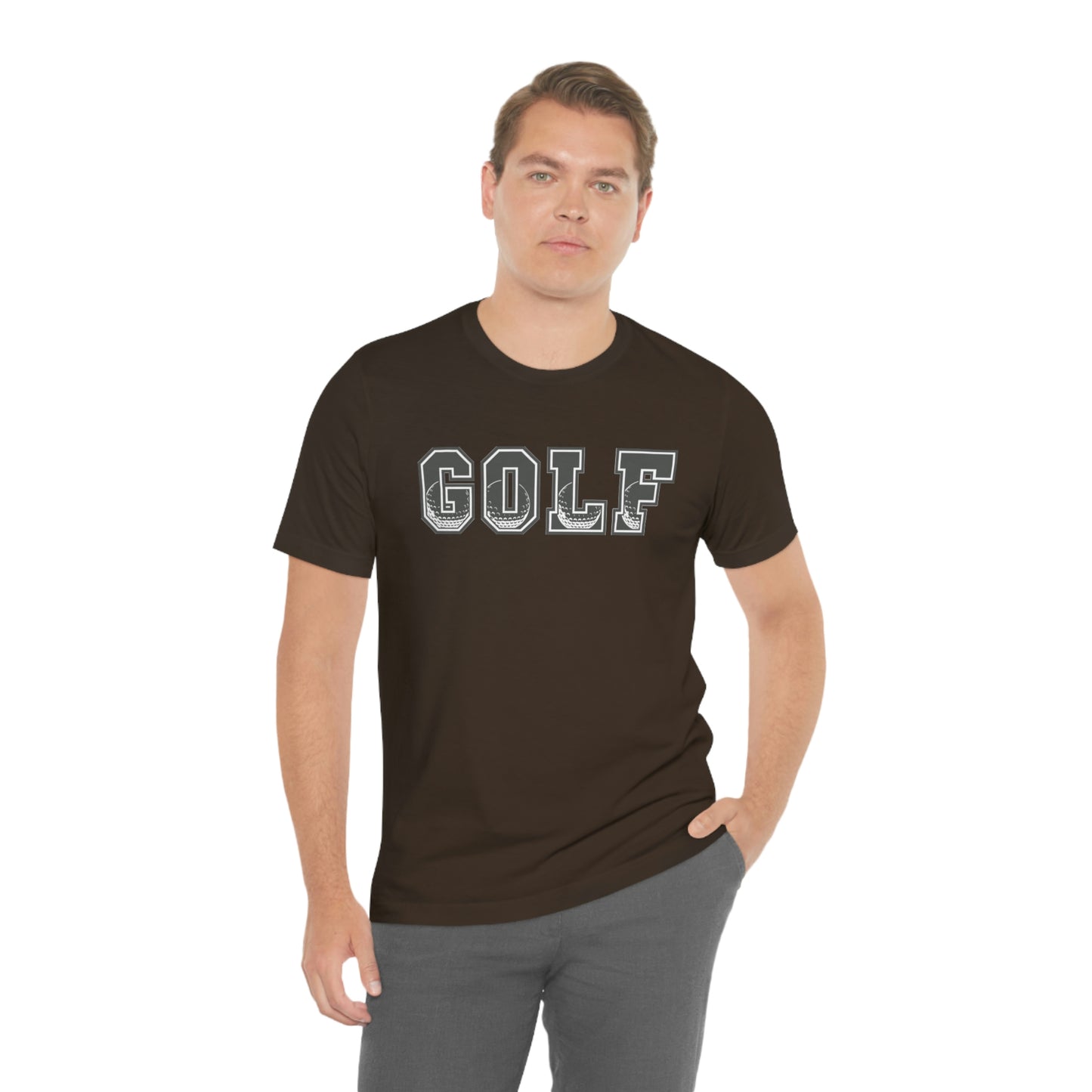 Golf Grey Unisex Jersey Short Sleeve Tee