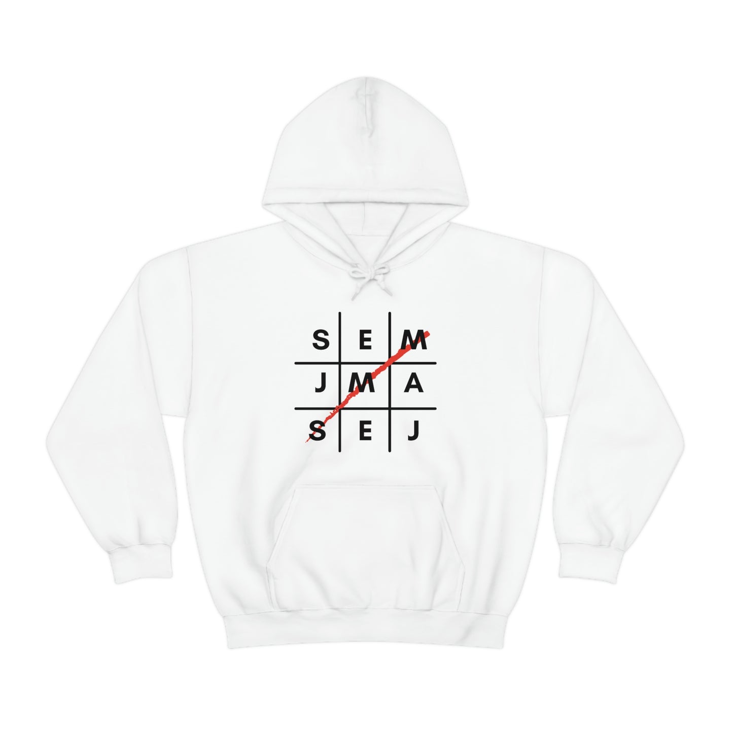 Semaj James Tic Tac Toe Unisex Heavy Blend™ Hooded Sweatshirt