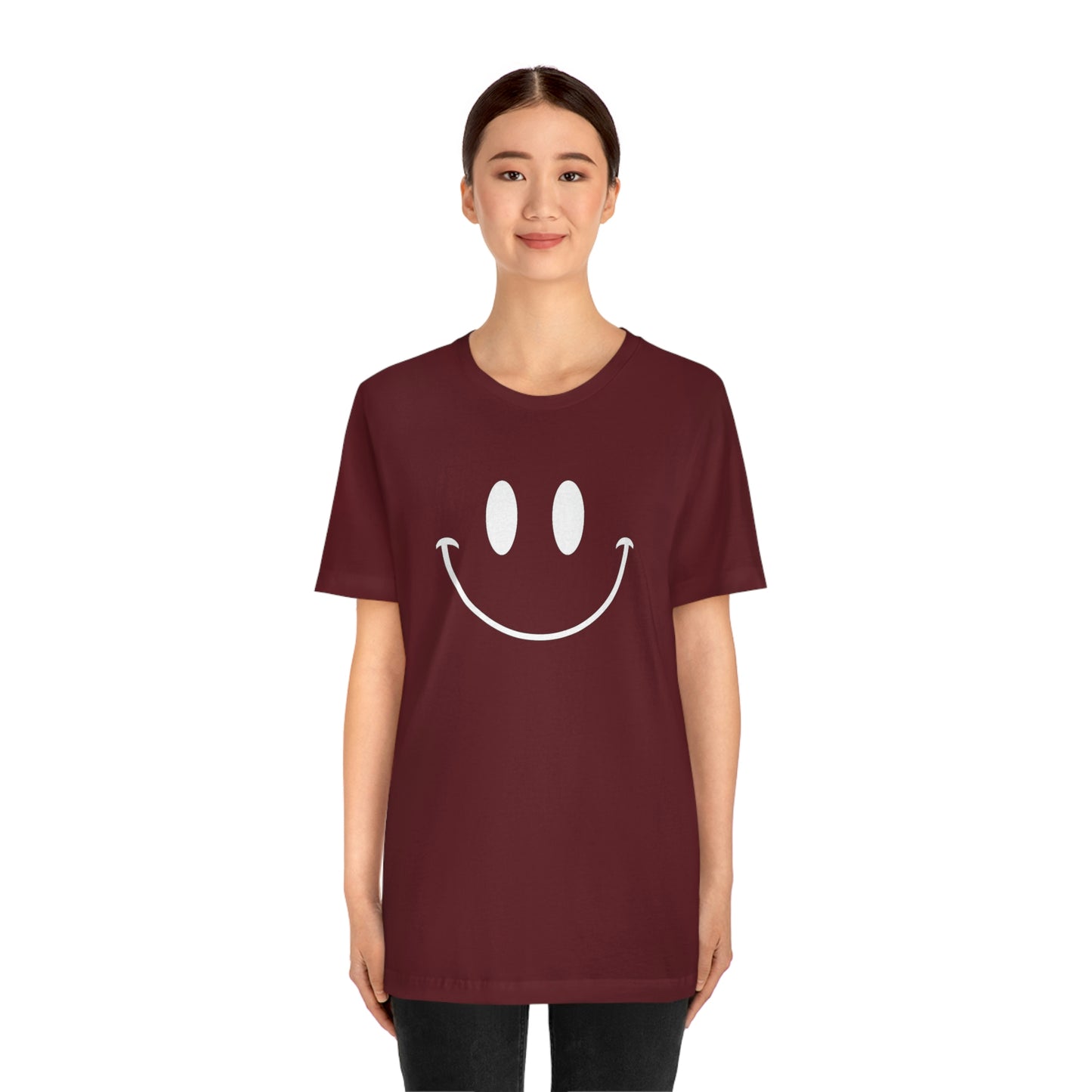 Smiley Face Unisex Jersey Short Sleeve Tee