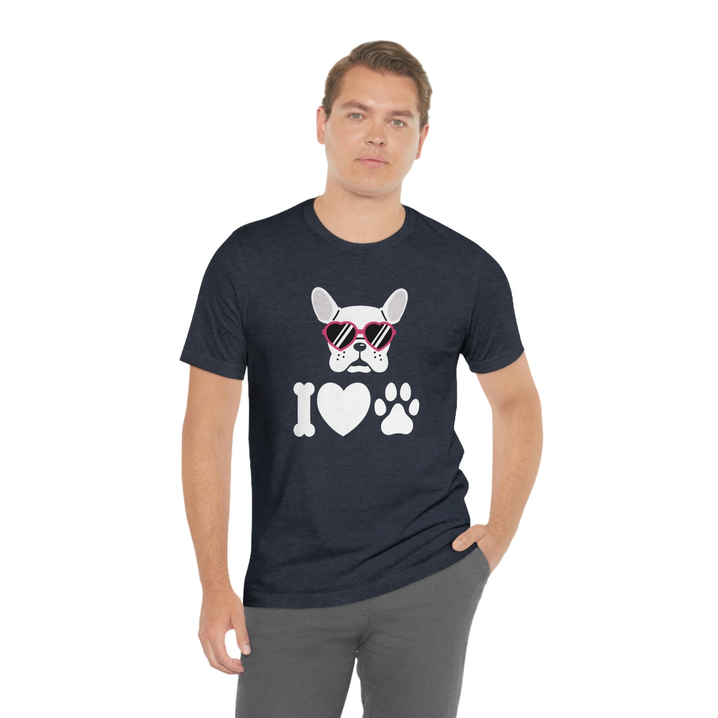 I Love Puppy Love Unisex Jersey Short Sleeve Tee