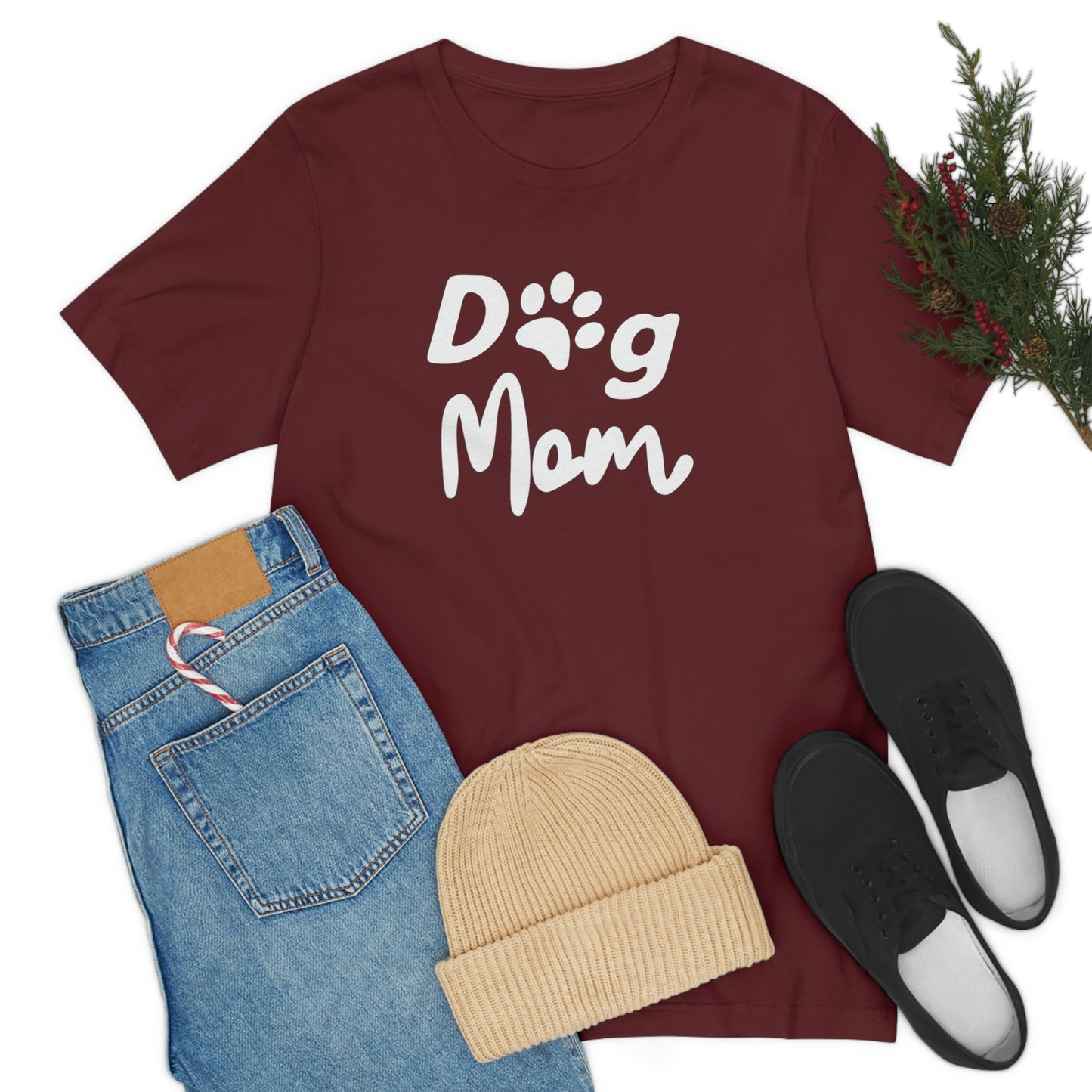 Dog Mom Unisex Jersey Short Sleeve Tee