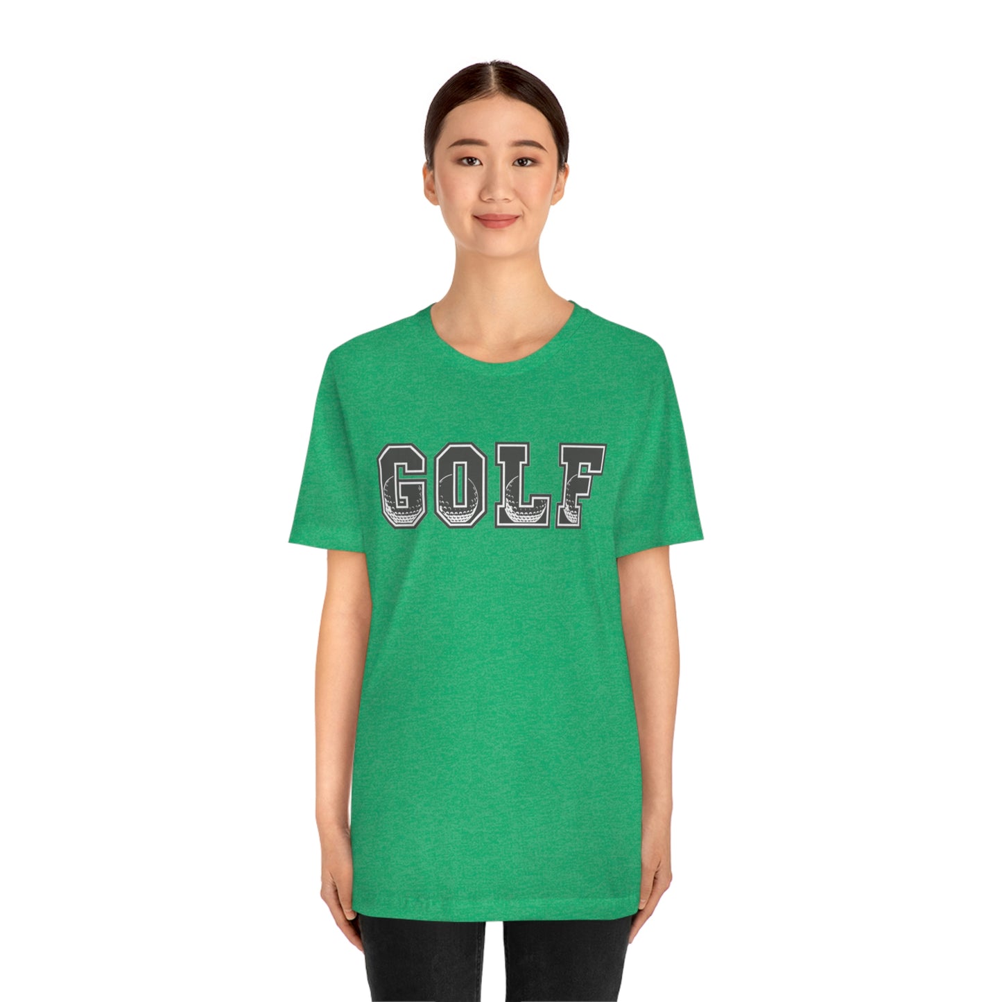 Golf Grey Unisex Jersey Short Sleeve Tee