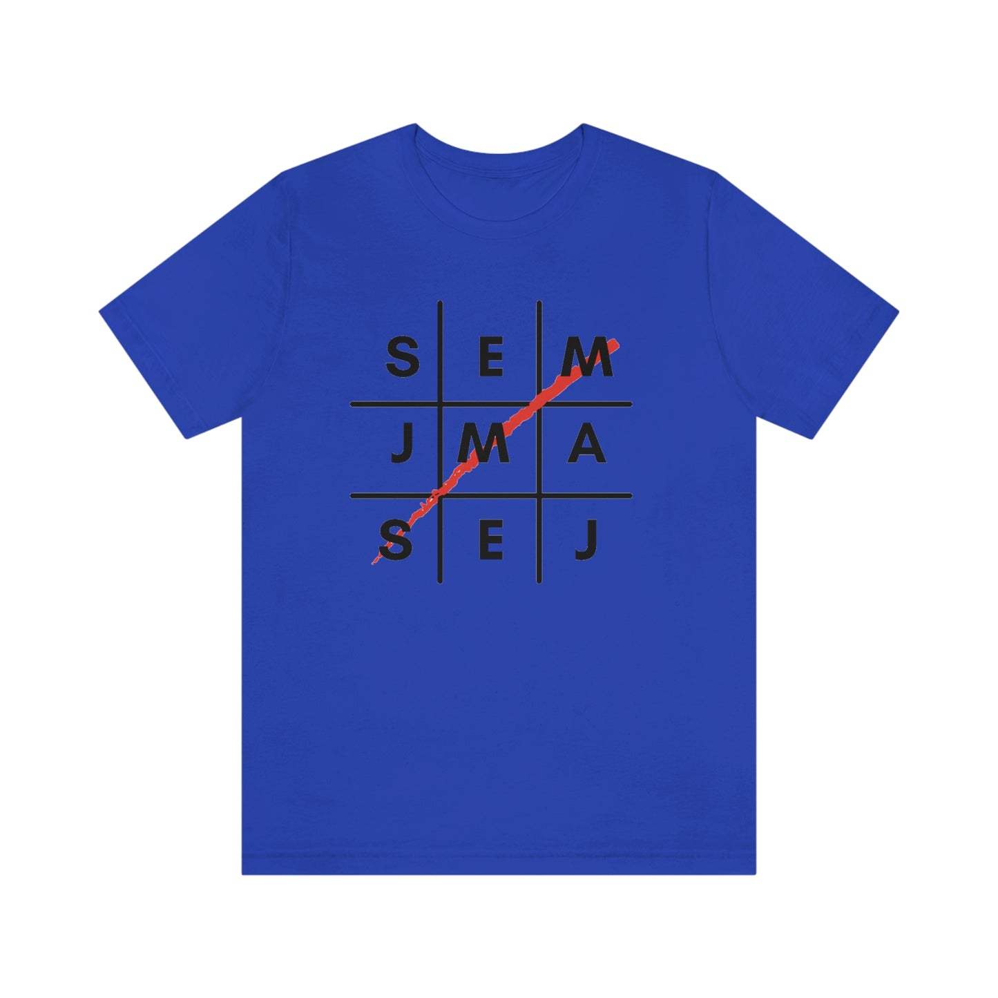 Semaj James Tic Tac Toe Unisex Jersey Short Sleeve Tee