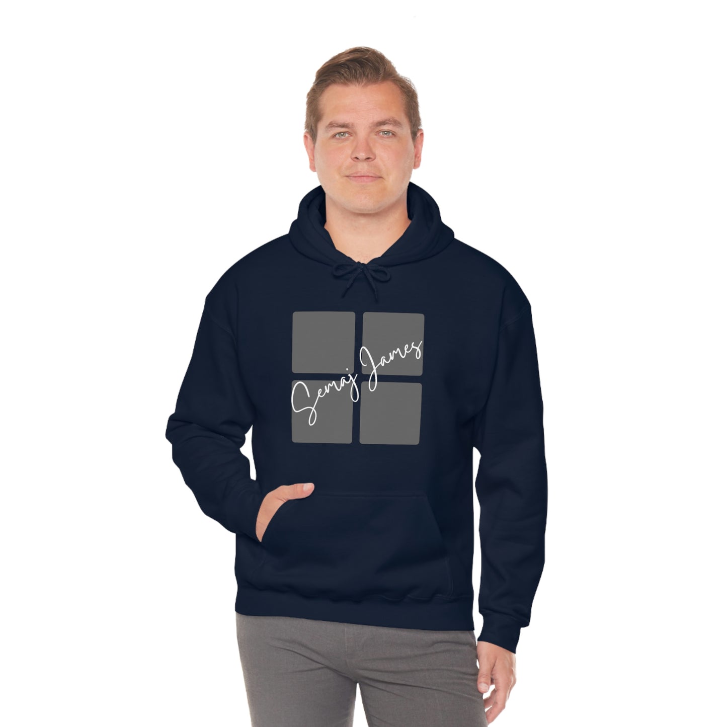 Broken Square Semaj James Unisex Heavy Blend™ Hooded Sweatshirt