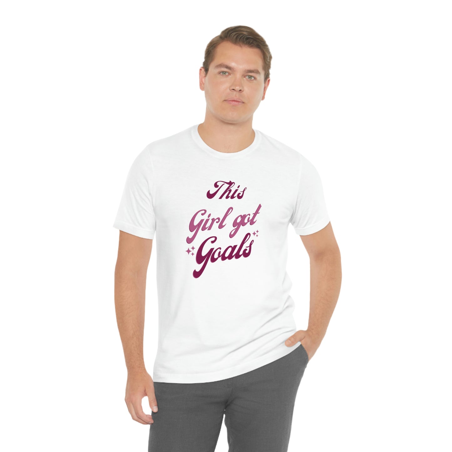 This Girl Got Goals Unisex Jersey Short Sleeve Tee