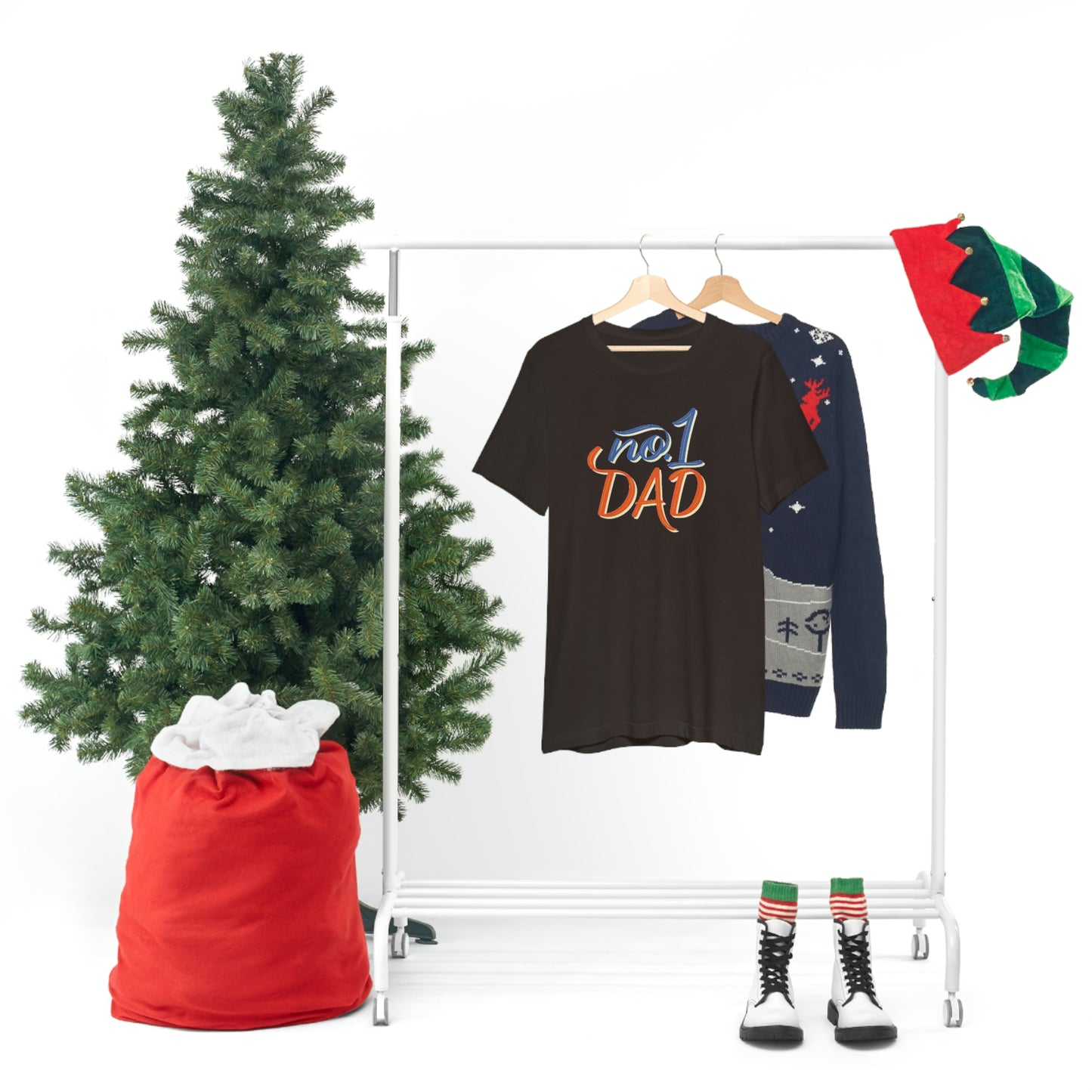 #1 Dad Unisex Jersey Short Sleeve Tee