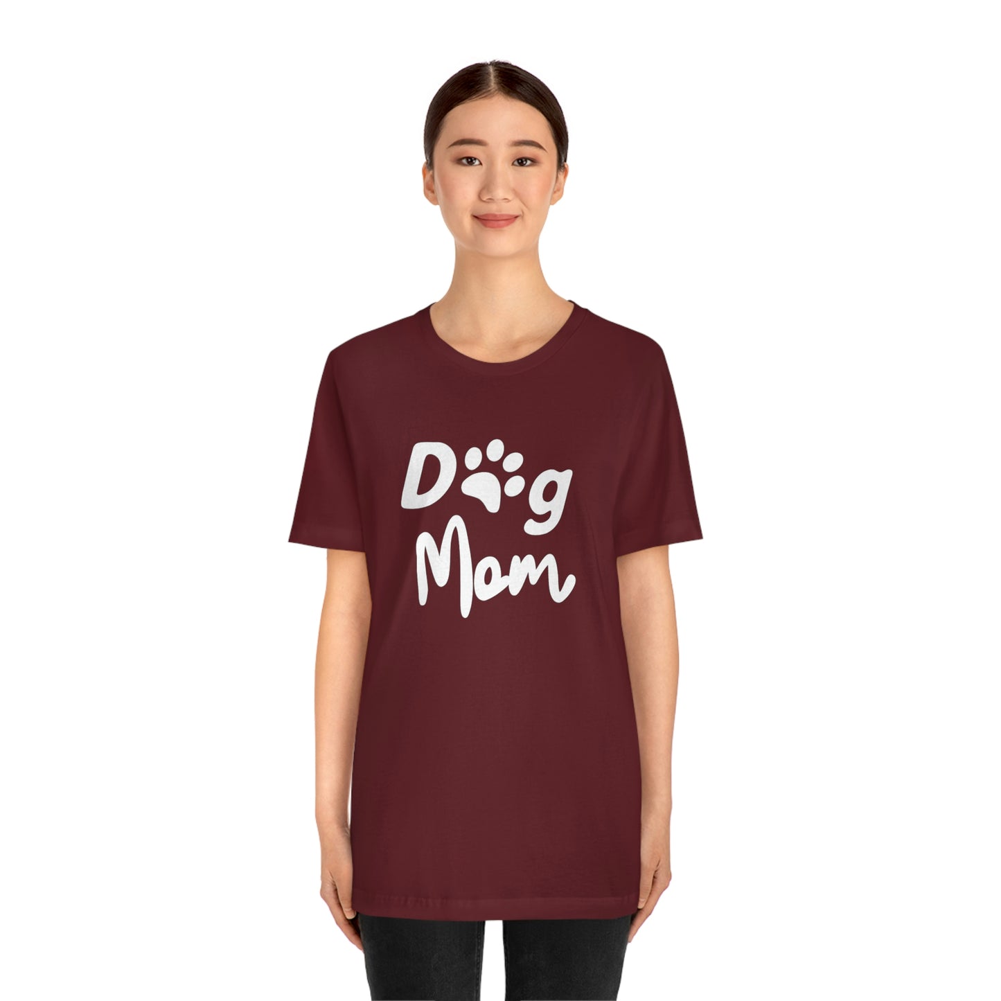 Dog Mom Unisex Jersey Short Sleeve Tee