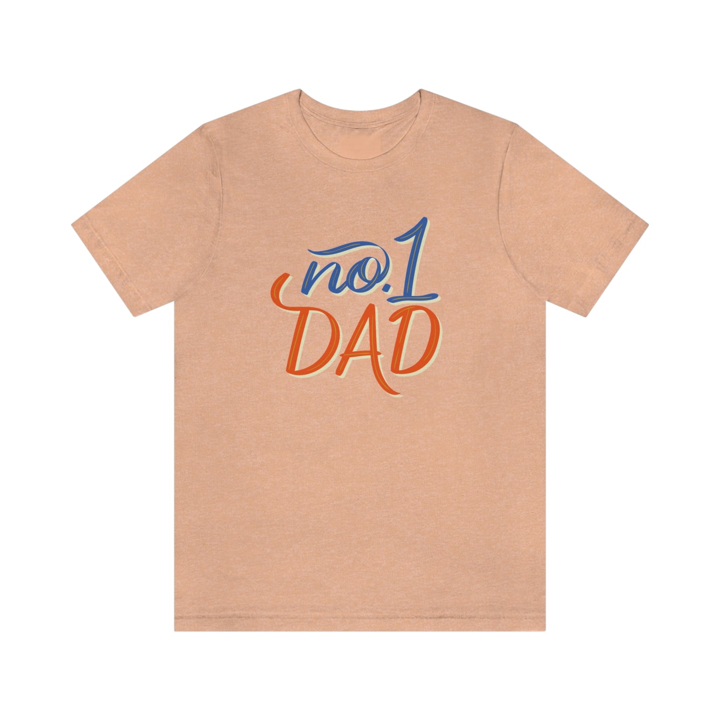 #1 Dad Unisex Jersey Short Sleeve Tee