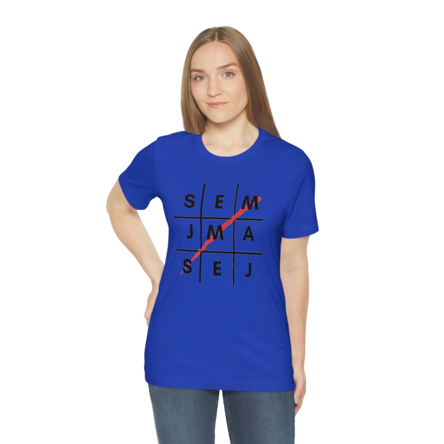 Semaj James Tic Tac Toe Unisex Jersey Short Sleeve Tee