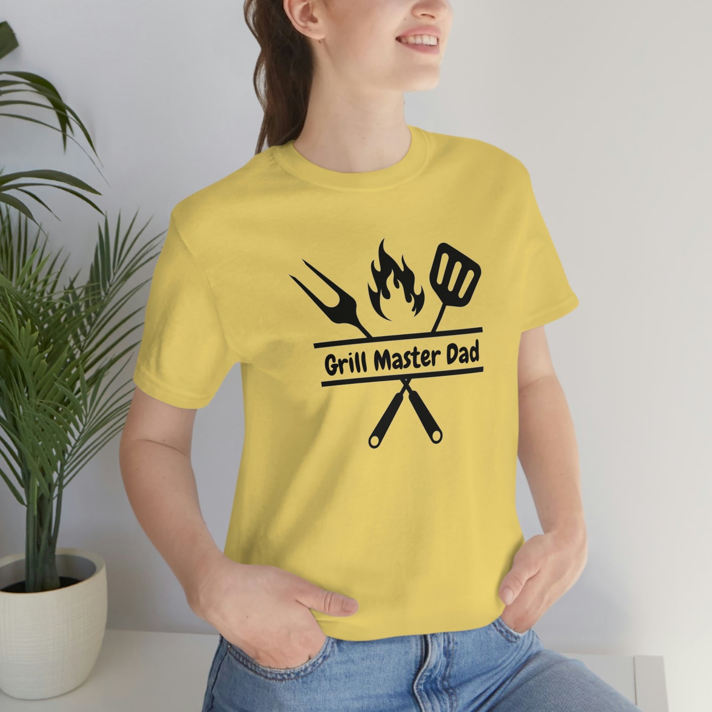 Grill Master Dad Unisex Jersey Short Sleeve Tee