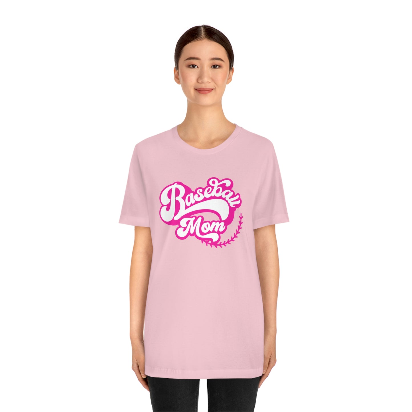 Baseball Mom Unisex Jersey Short Sleeve Tee