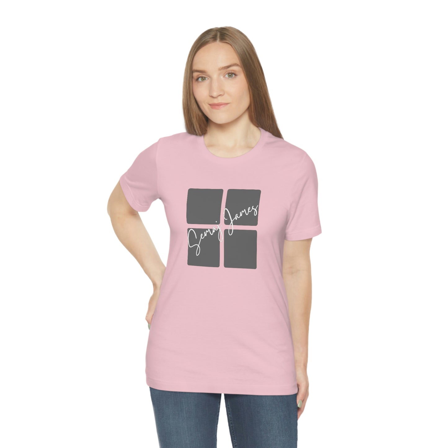 Broken Square Semaj James Unisex Short Sleeve Tee