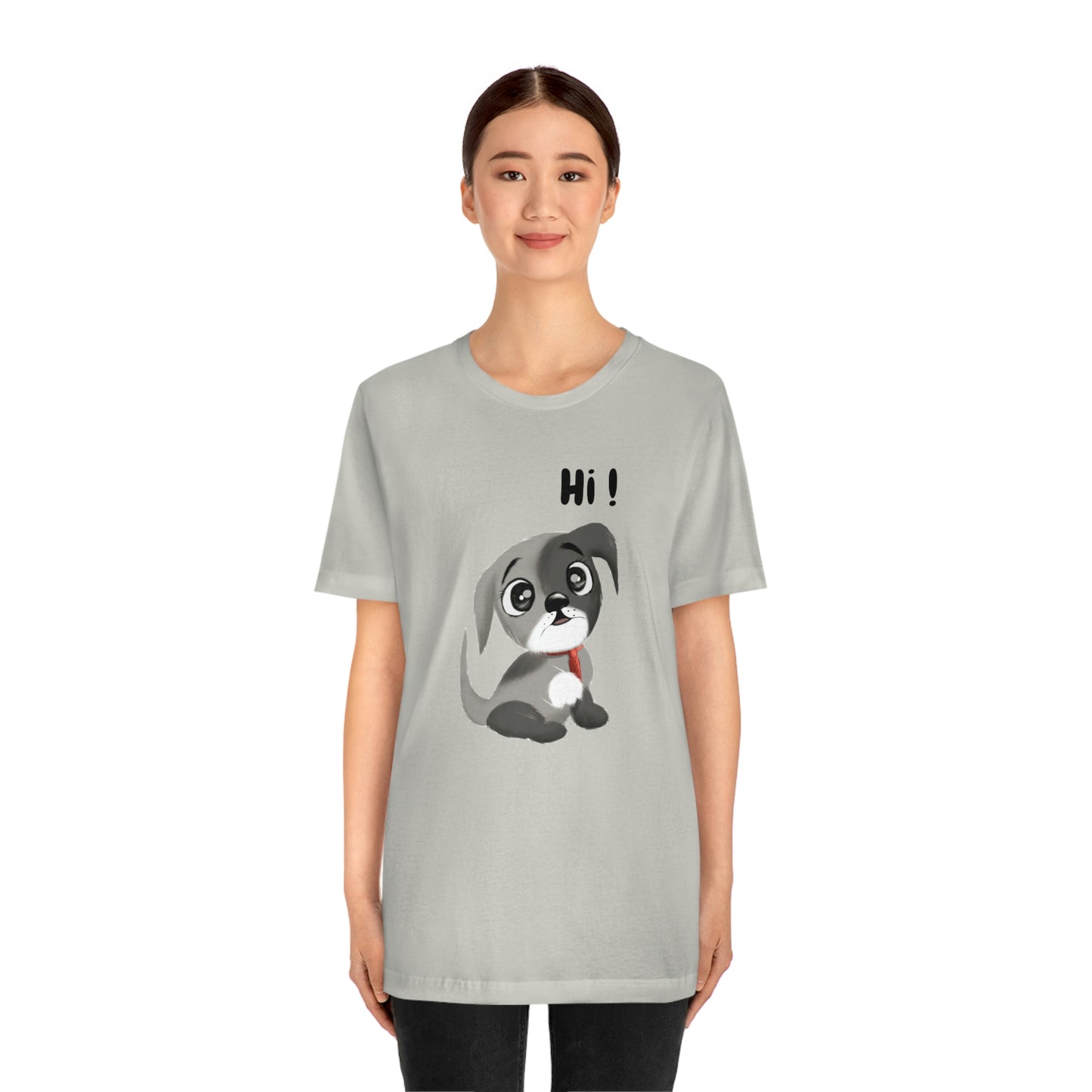 Hi Puppy Unisex Jersey Short Sleeve Tee