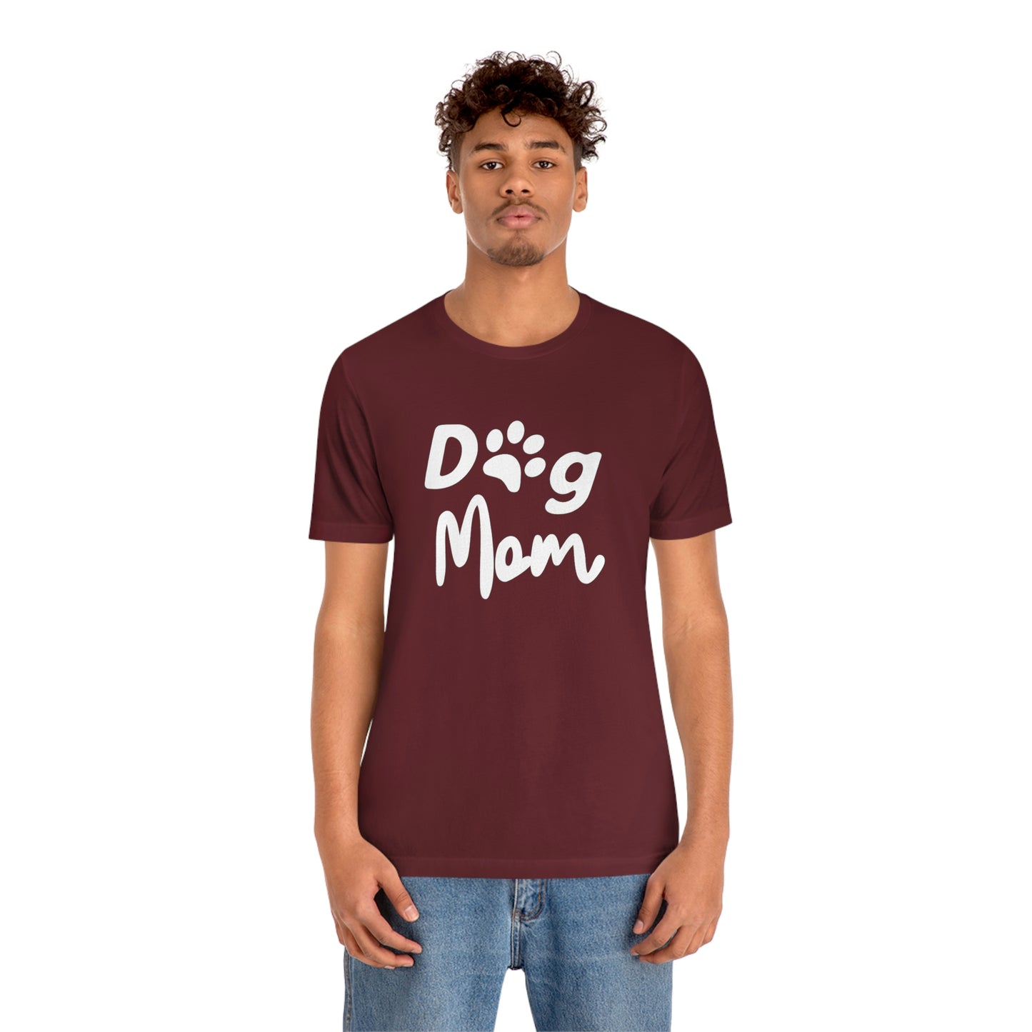 Dog Mom Unisex Jersey Short Sleeve Tee