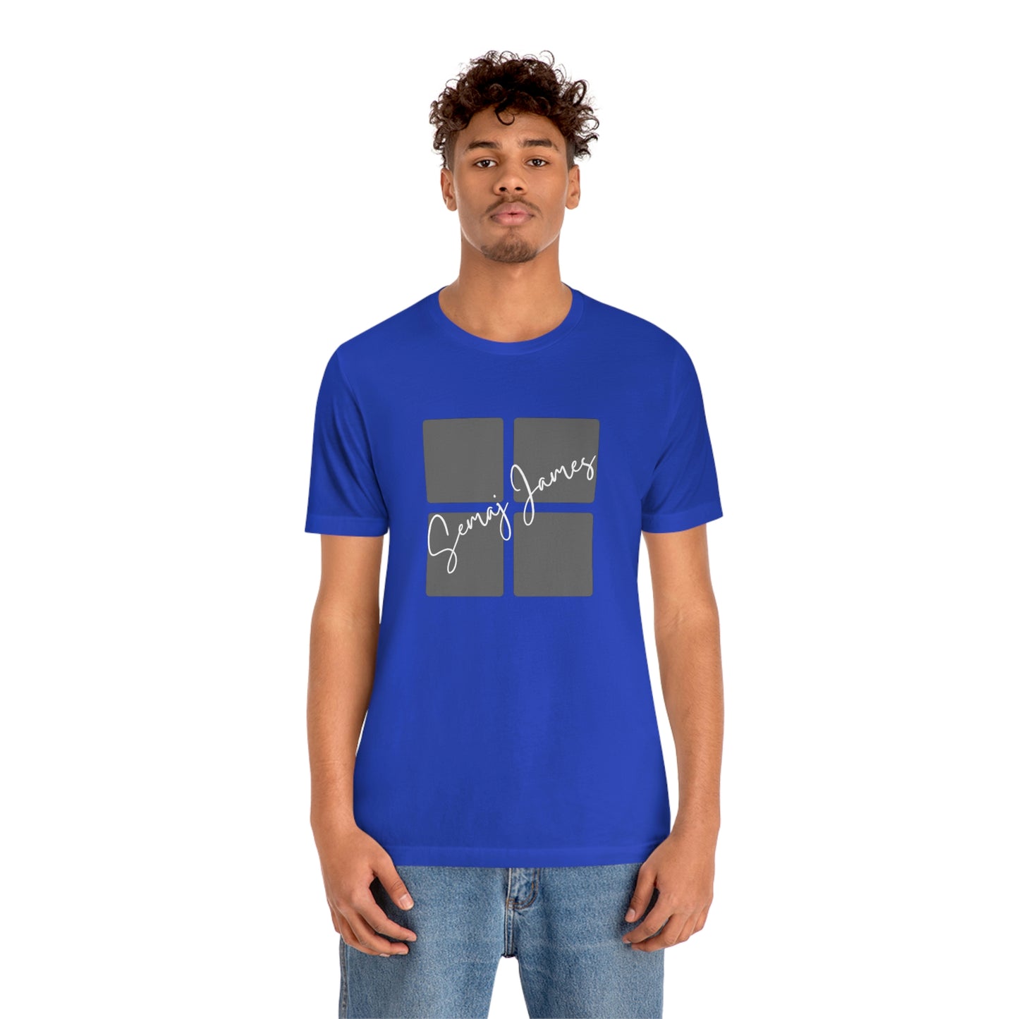 Broken Square Semaj James Unisex Short Sleeve Tee