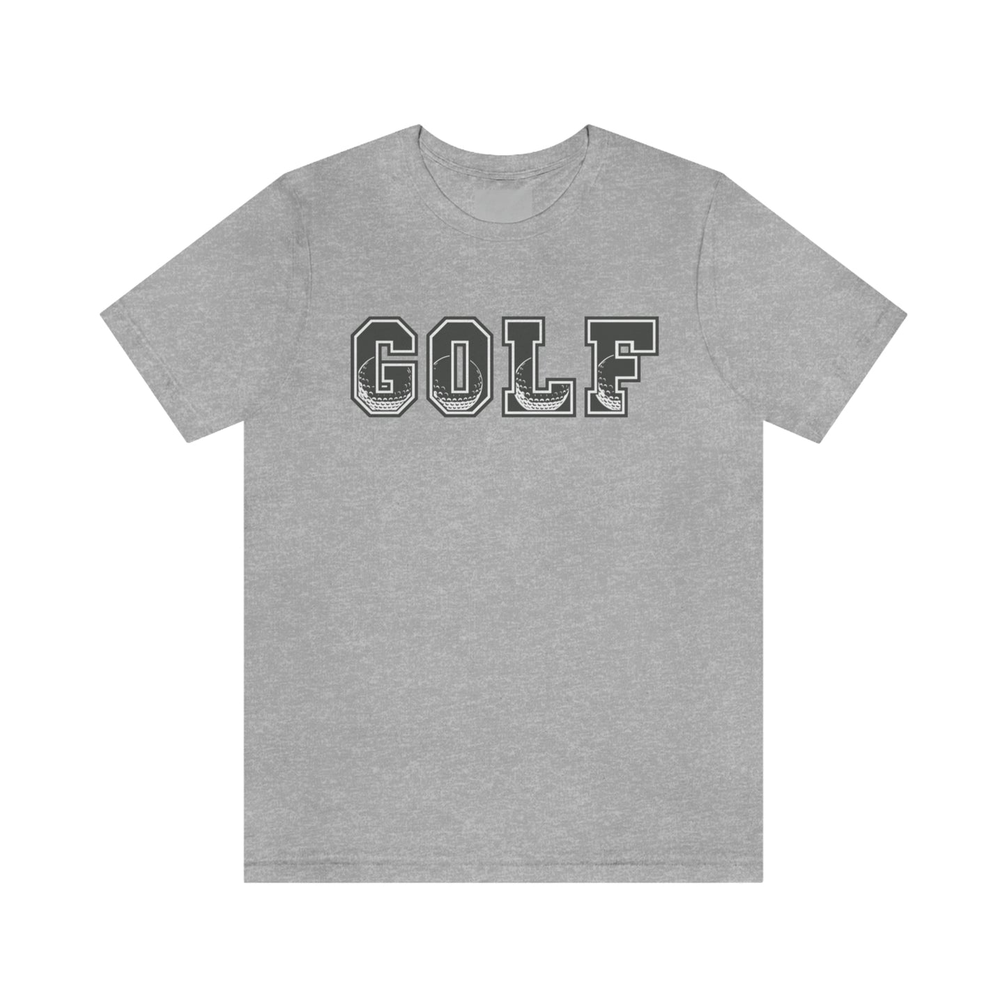 Golf Grey Unisex Jersey Short Sleeve Tee