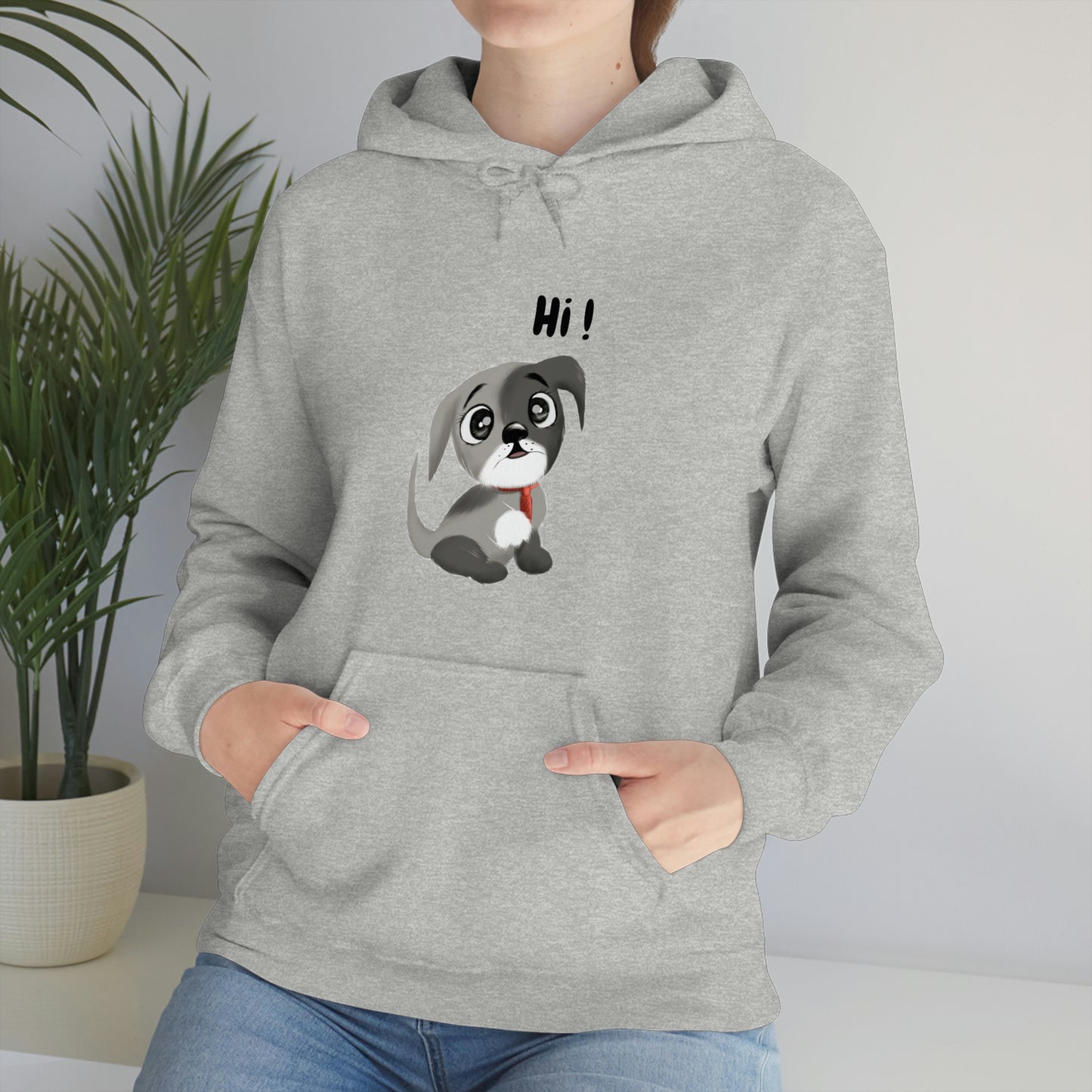 Hi Puppy Unisex Heavy Blend™ Hooded Sweatshirt