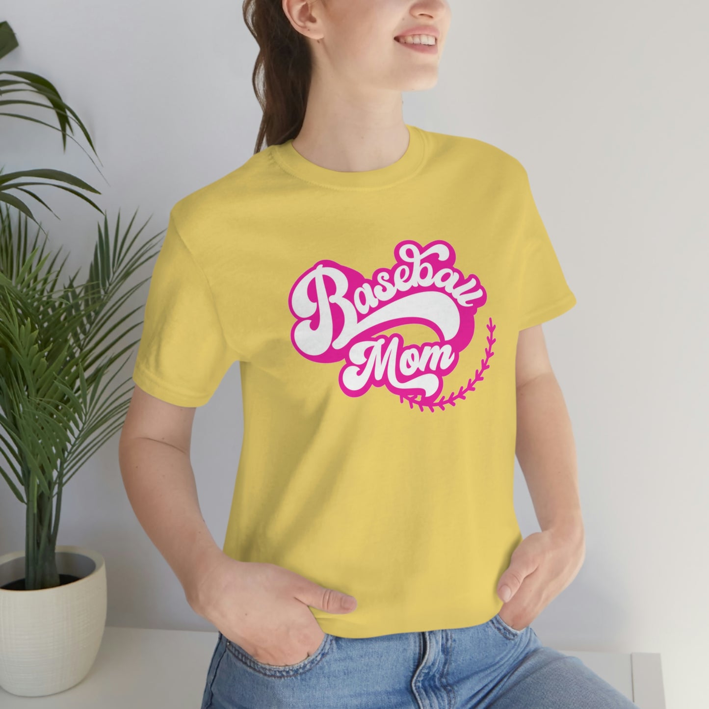 Baseball Mom Unisex Jersey Short Sleeve Tee