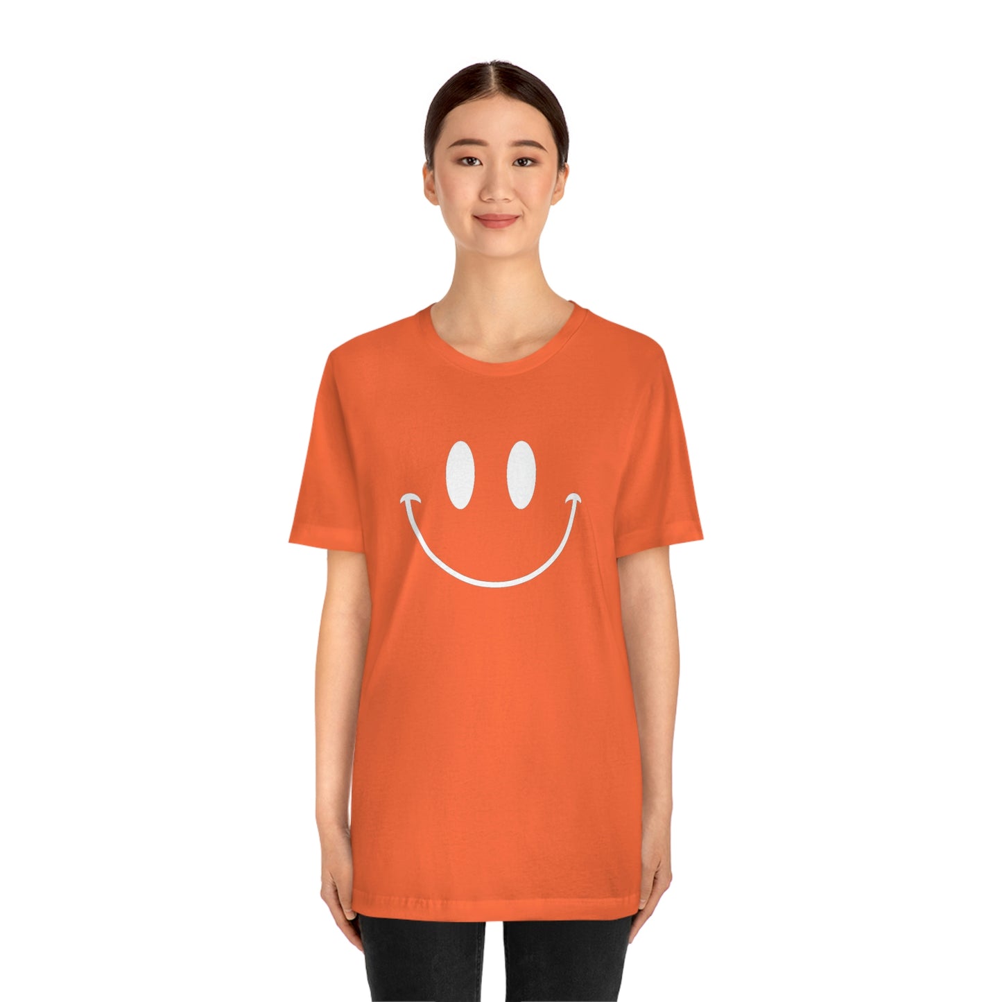 Smiley Face Unisex Jersey Short Sleeve Tee