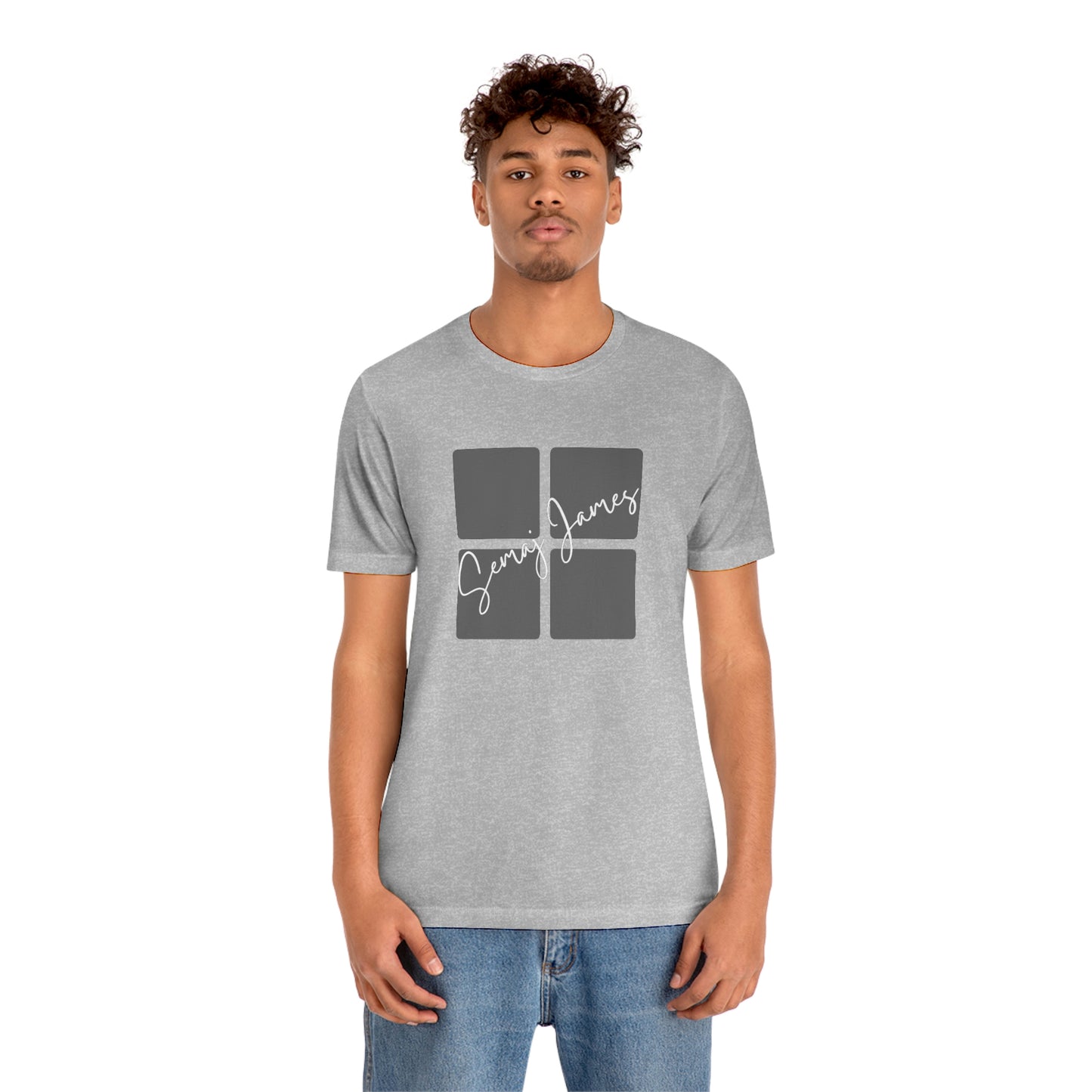 Broken Square Semaj James Unisex Short Sleeve Tee