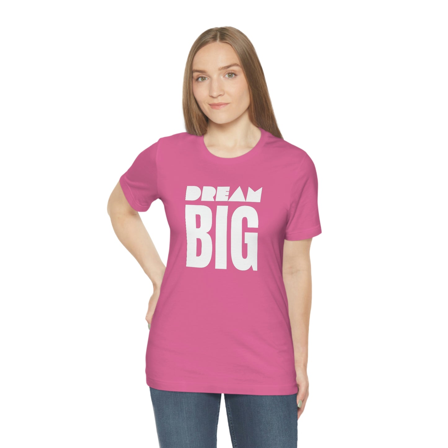 Dream Big Unisex Jersey Short Sleeve Tee