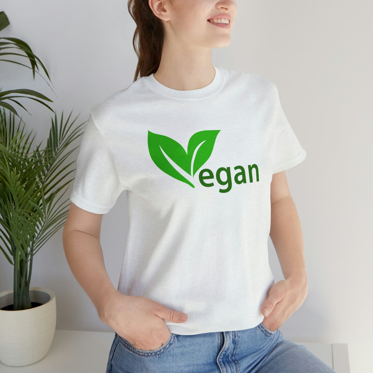 Vegan Unisex Jersey Short Sleeve Tee