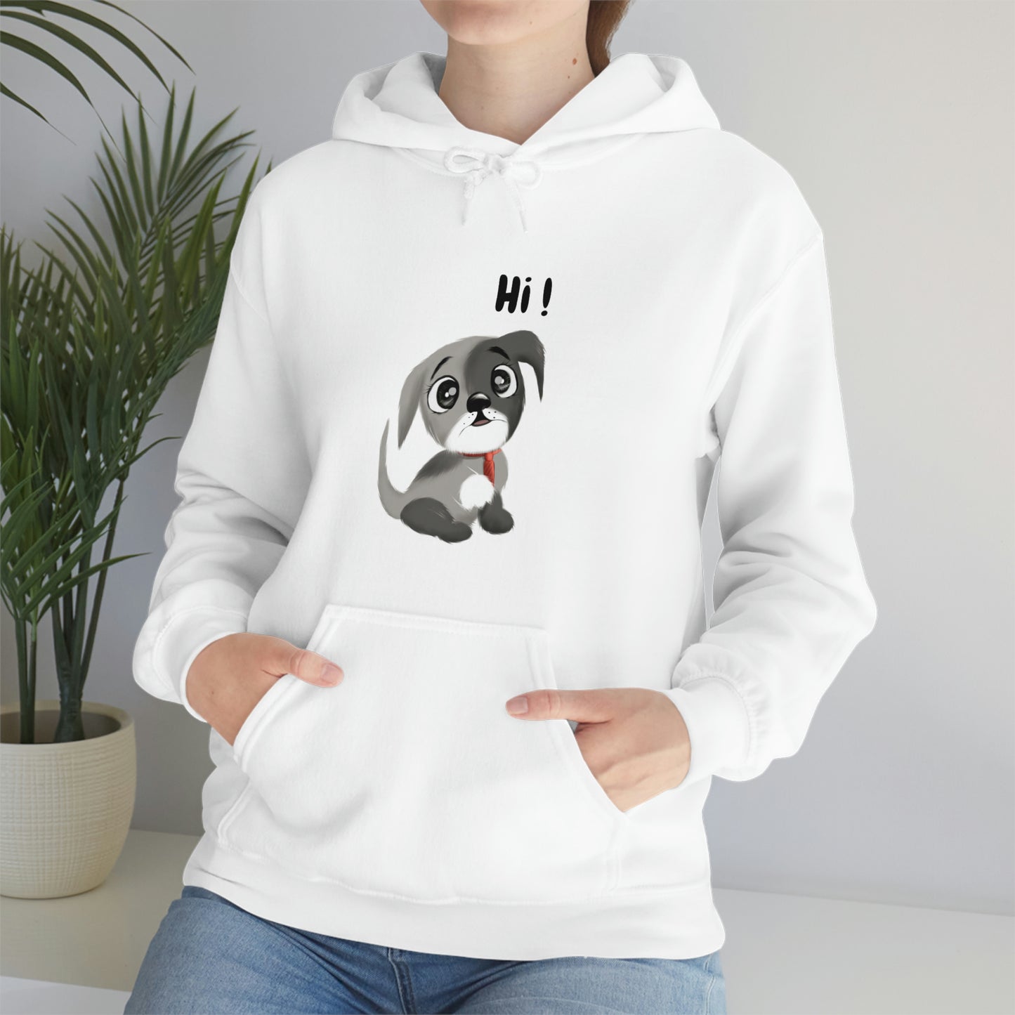 Hi Puppy Unisex Heavy Blend™ Hooded Sweatshirt